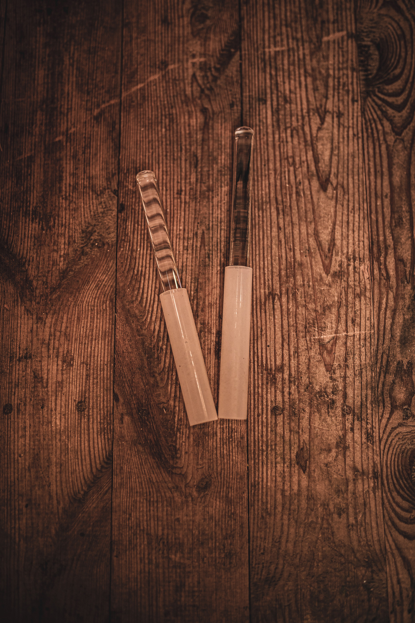 Half-coated Crystal Silicone Rod  - Medium