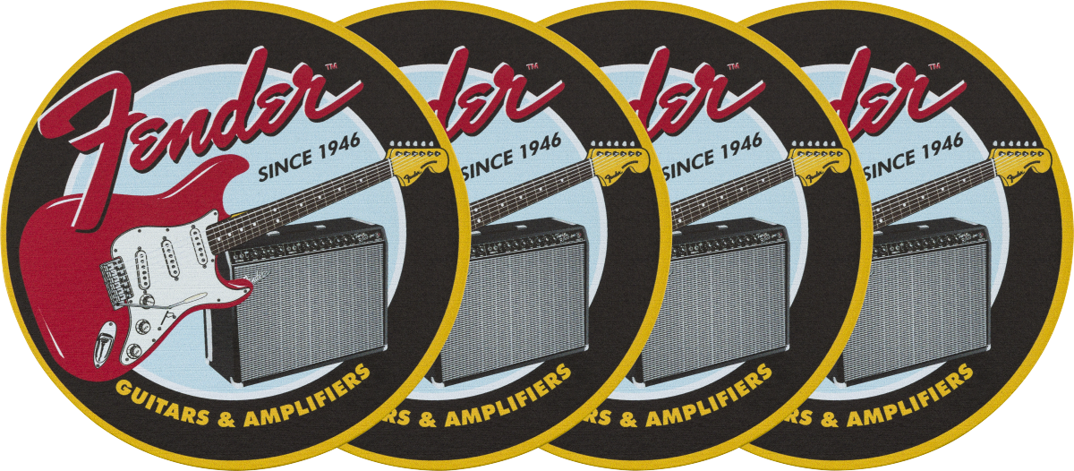 Coaster Set 1946 Guitars & Amps