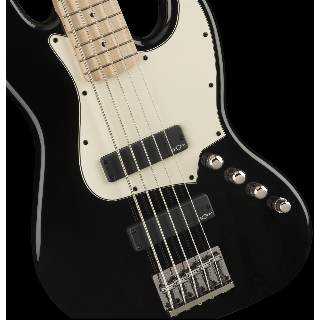 Contemporary Active Jazz Bass® V HH, Maple Fingerboard, Black