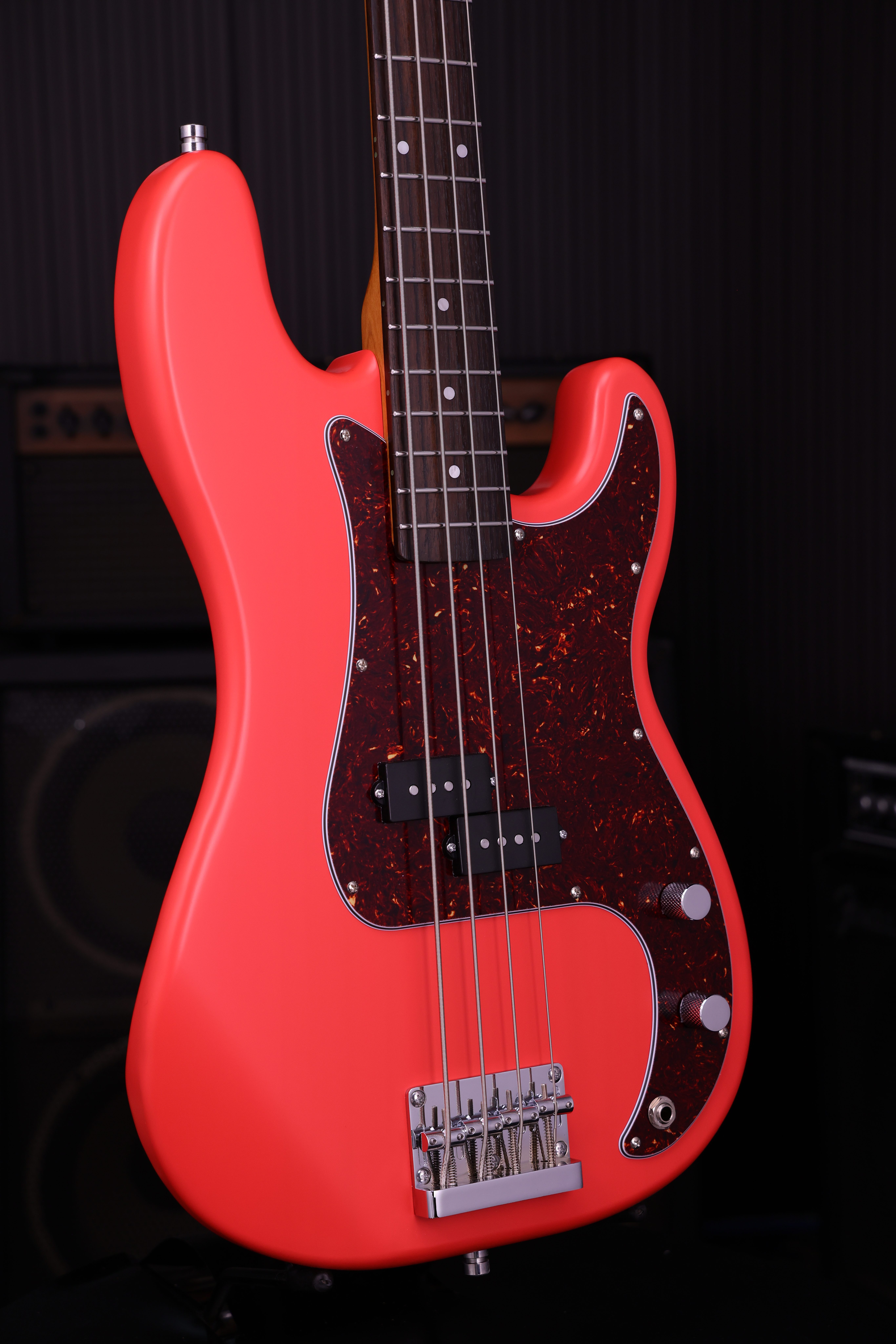 PPB-3 Fiesta Red P-Style E-Bass