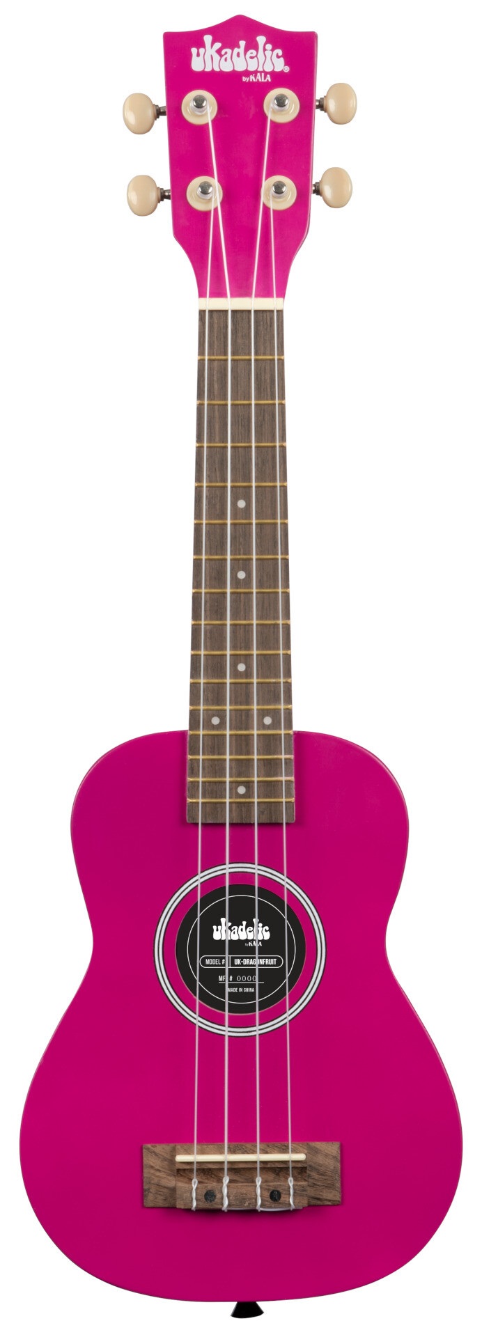 UK-DRAGONFRUIT - Dragon Fruit Soprano Ukulele, with Tote Bag "B-Stock"