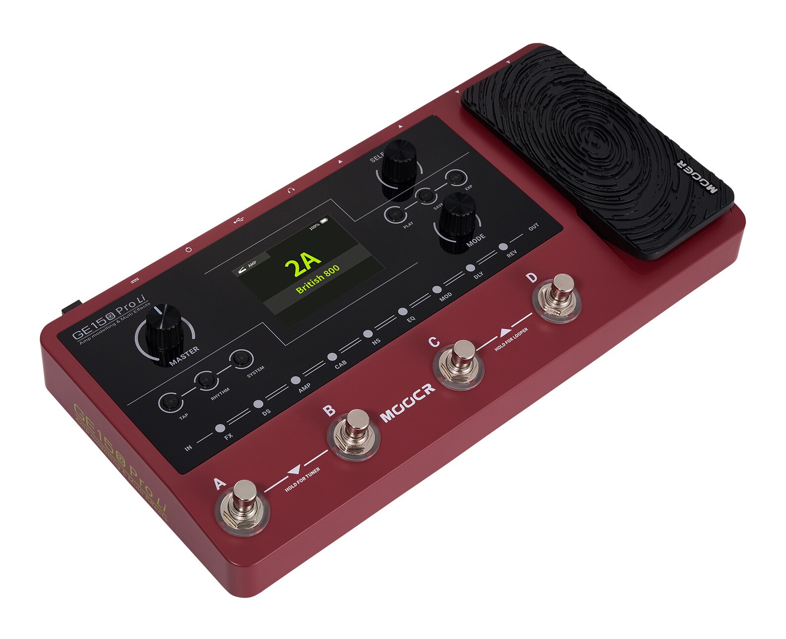 GE150 Pro Li multi effects pedal with built-in Lithium battery "Versandrückläufer"