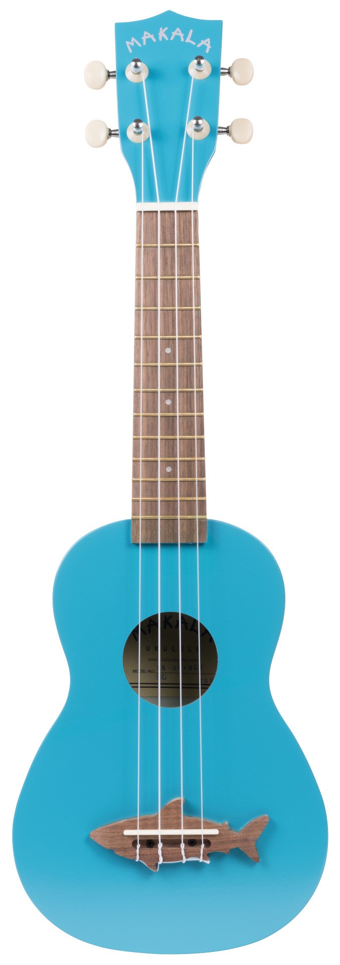 MK-SS/BLU - Blue Soprano Shark Ukulele, with Tote Bag
