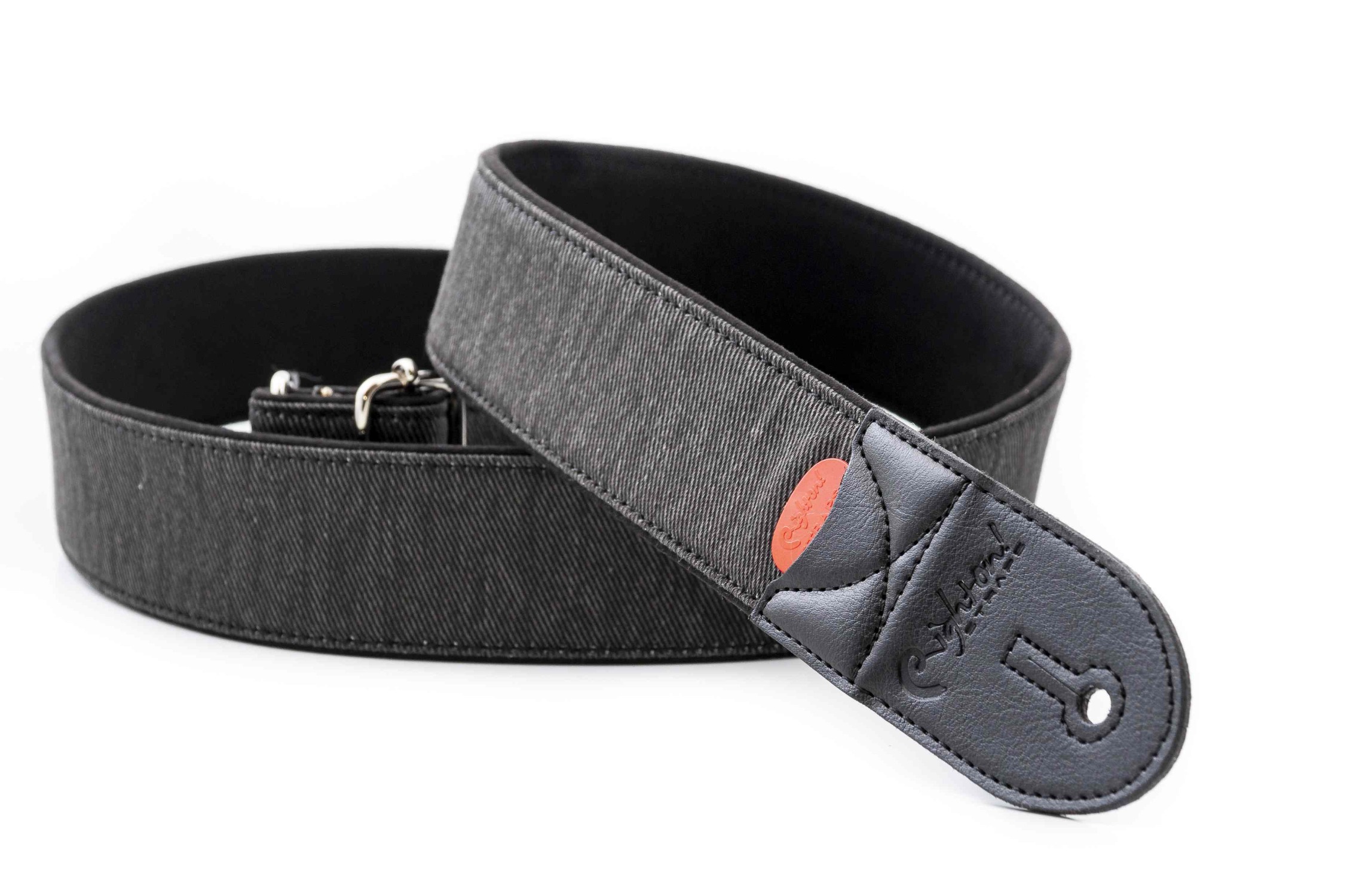 Denim-50 Black Guitar Strap