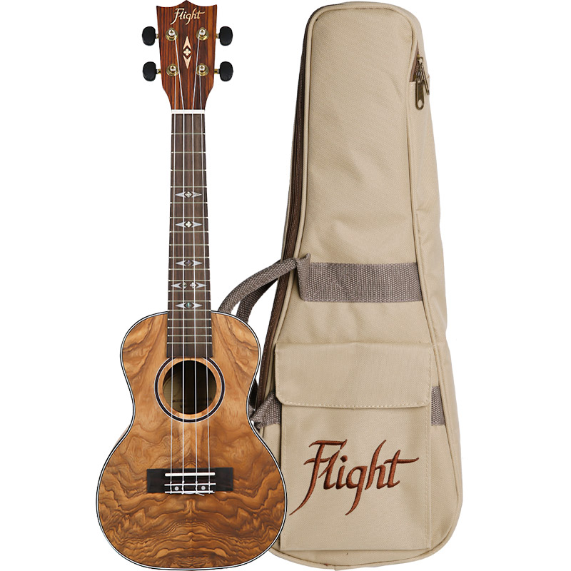 Concert Ukulele Quilted Ash DUC410 QA