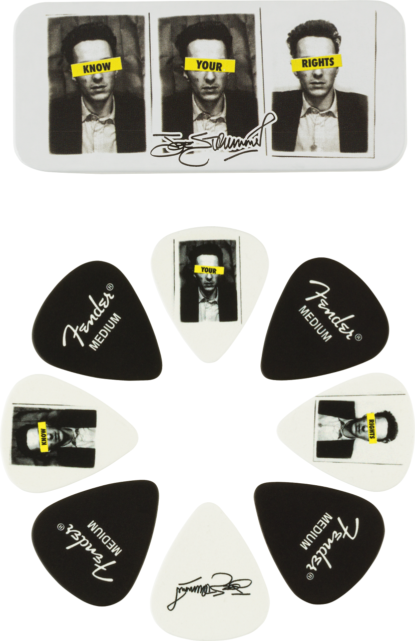 Joe Strummer Pick Tin, Medium (8)
