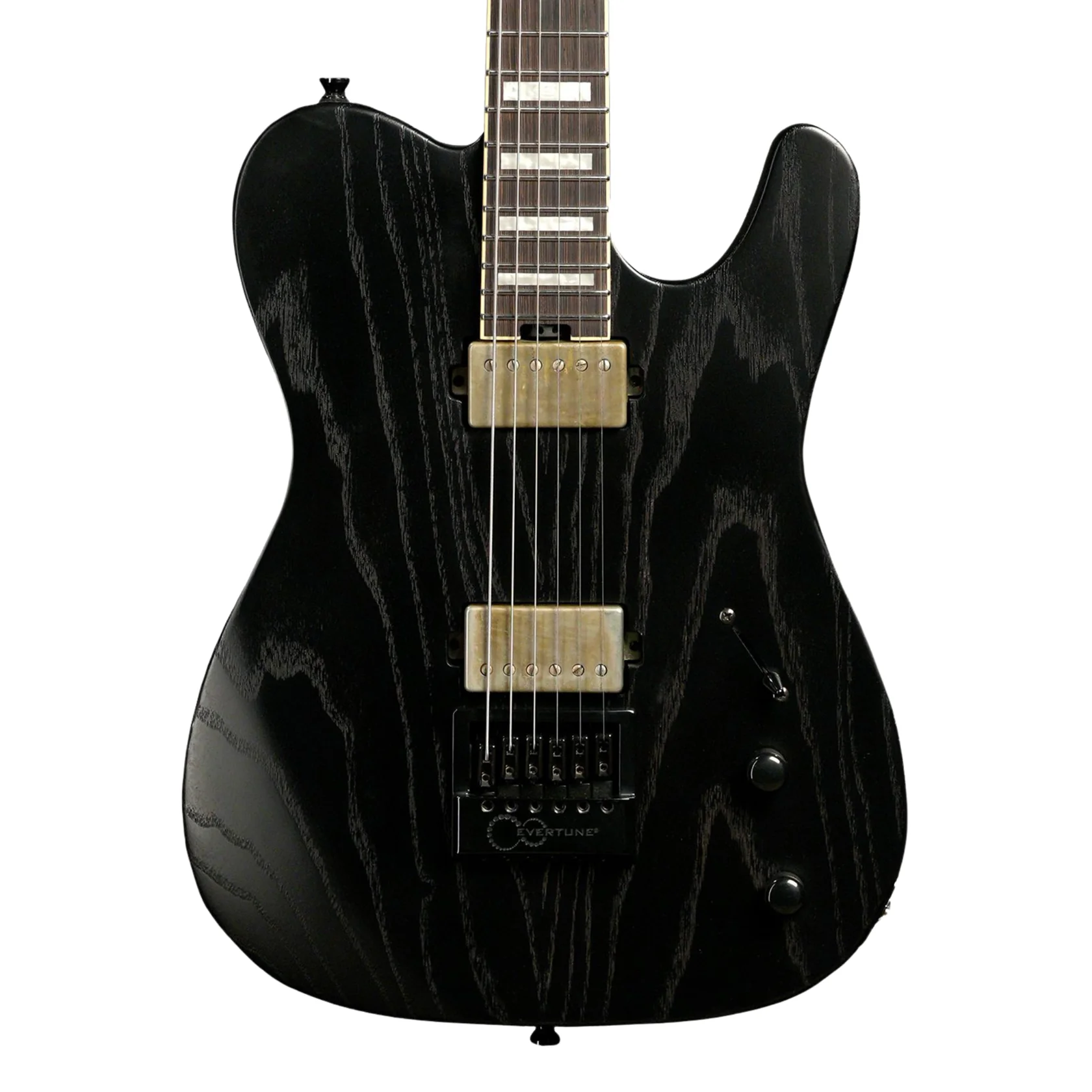 Signature Woodman BB Satin Rustic Black Evertune E-Gitarre