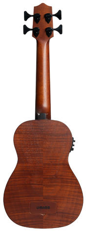 U-Bass Exotic Mahogany, Fretted, Metal Round Wound Strings, with Deluxe Bag