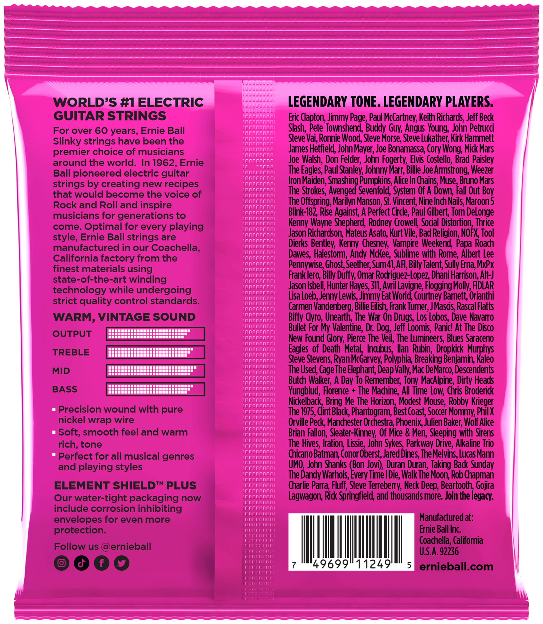 EB3253 Slinky Rock'N'Roll, Super 09-42, 3er-Pack