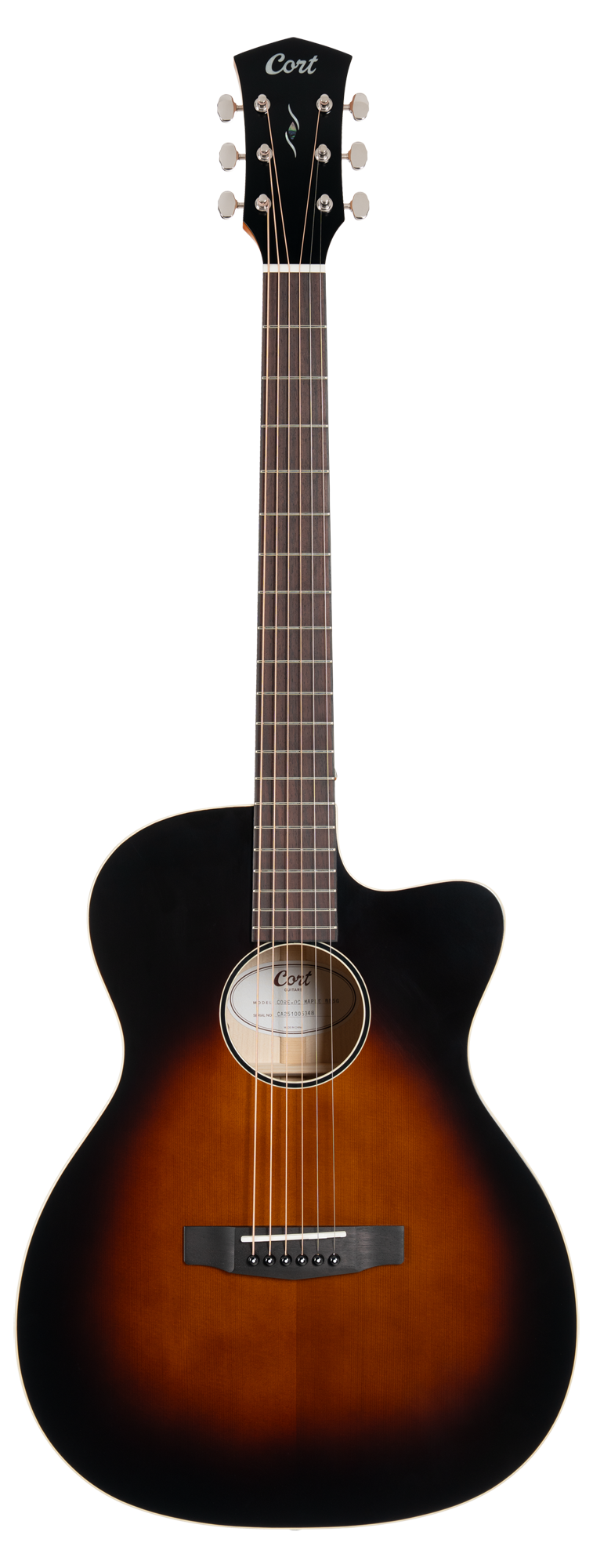 CORE-OC Maple Westerngitarre Brown Burst Top Semi Gloss