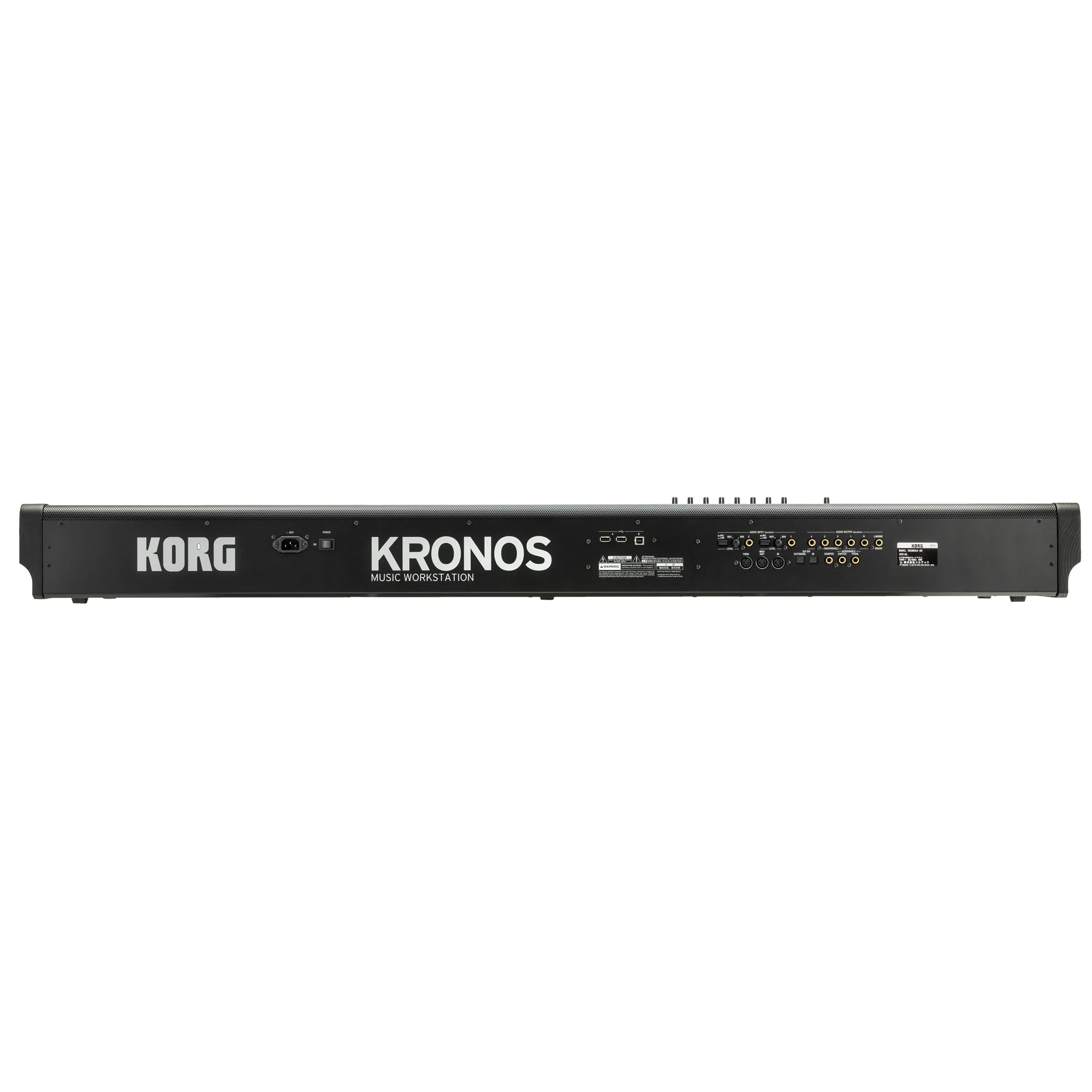 Korg Kronos 88 2025 – Rückansicht mit Anschlüssen