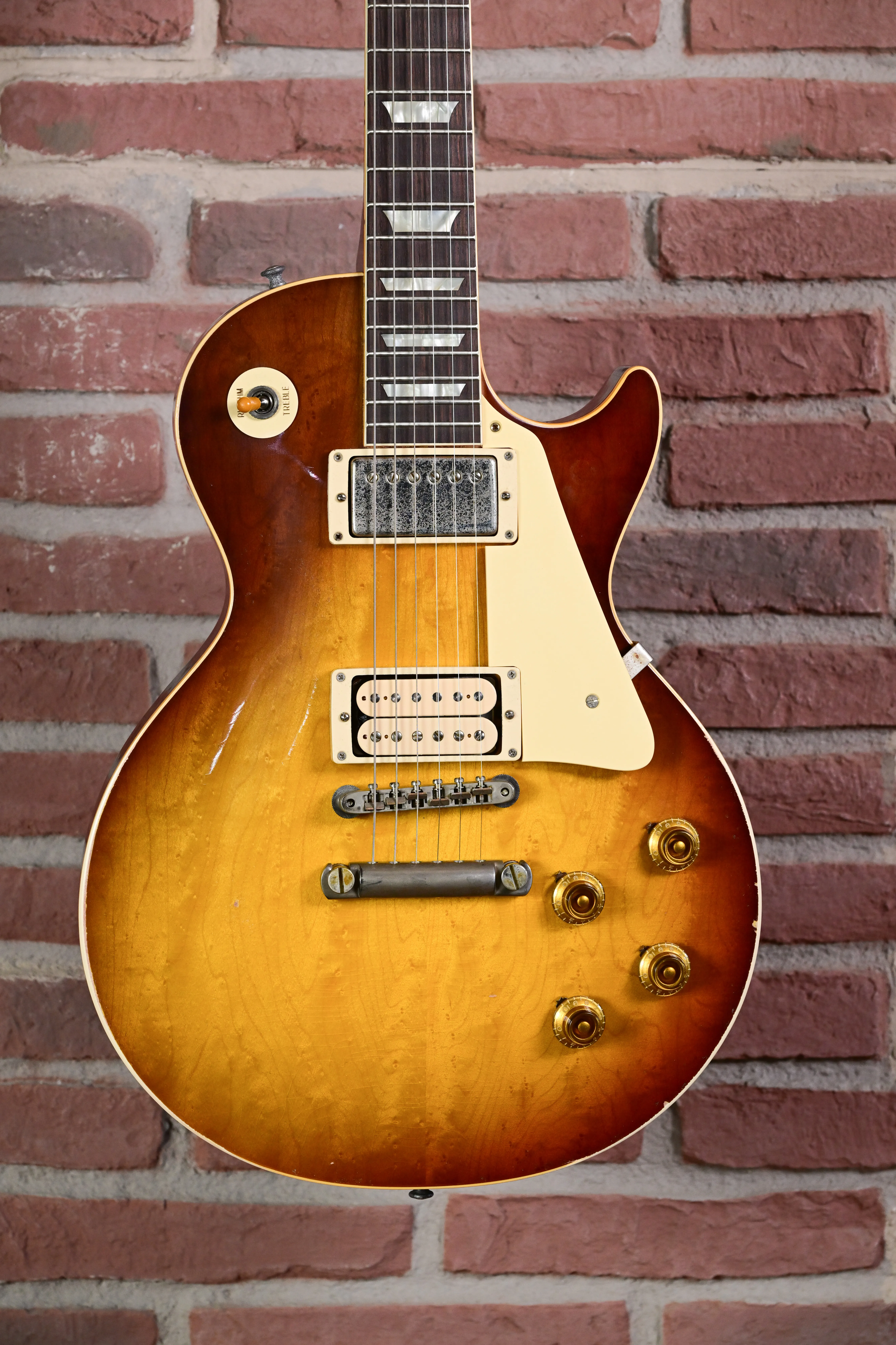 Custom  59 Les Paul Standard Birdseye Light Aged Peach Tea Burst Limited Edition