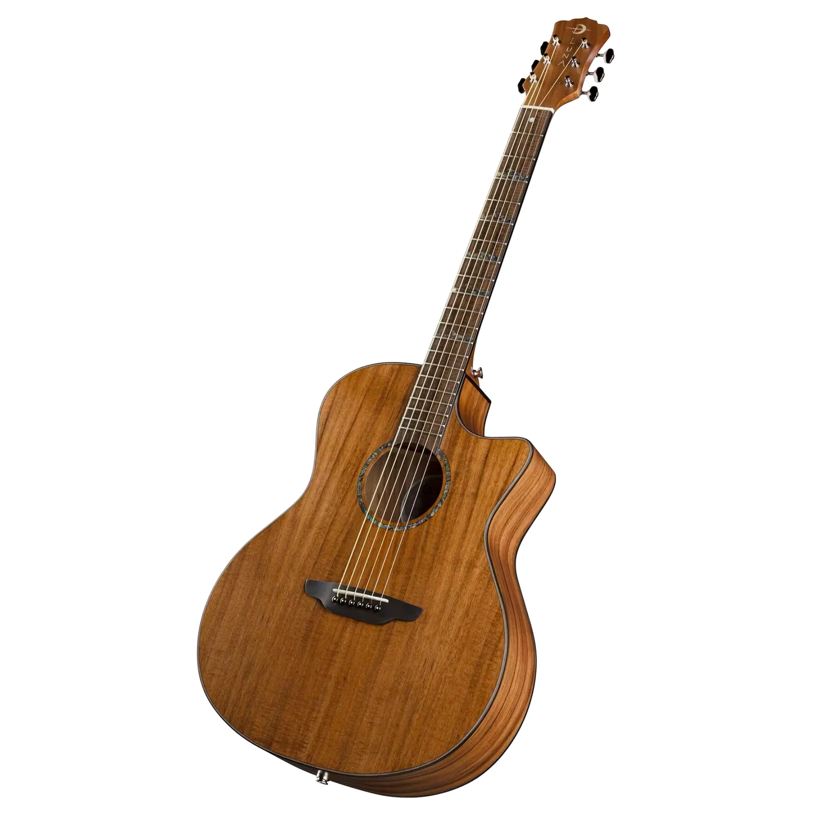 High Tide Koa Grand Concert Cutaway A/E Satin Natural
