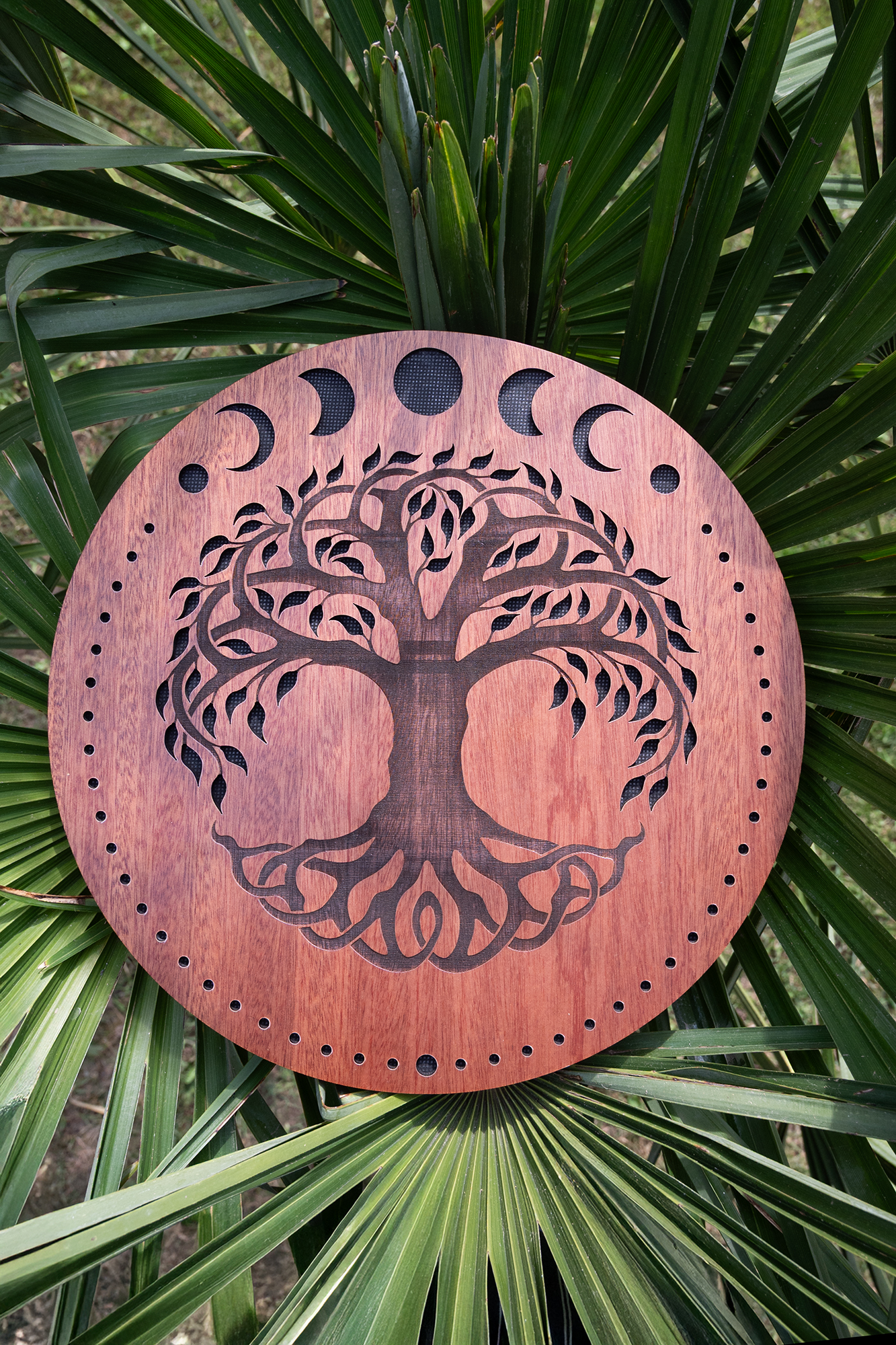 Rain Disk Mondphasen Lebensbaum 12"