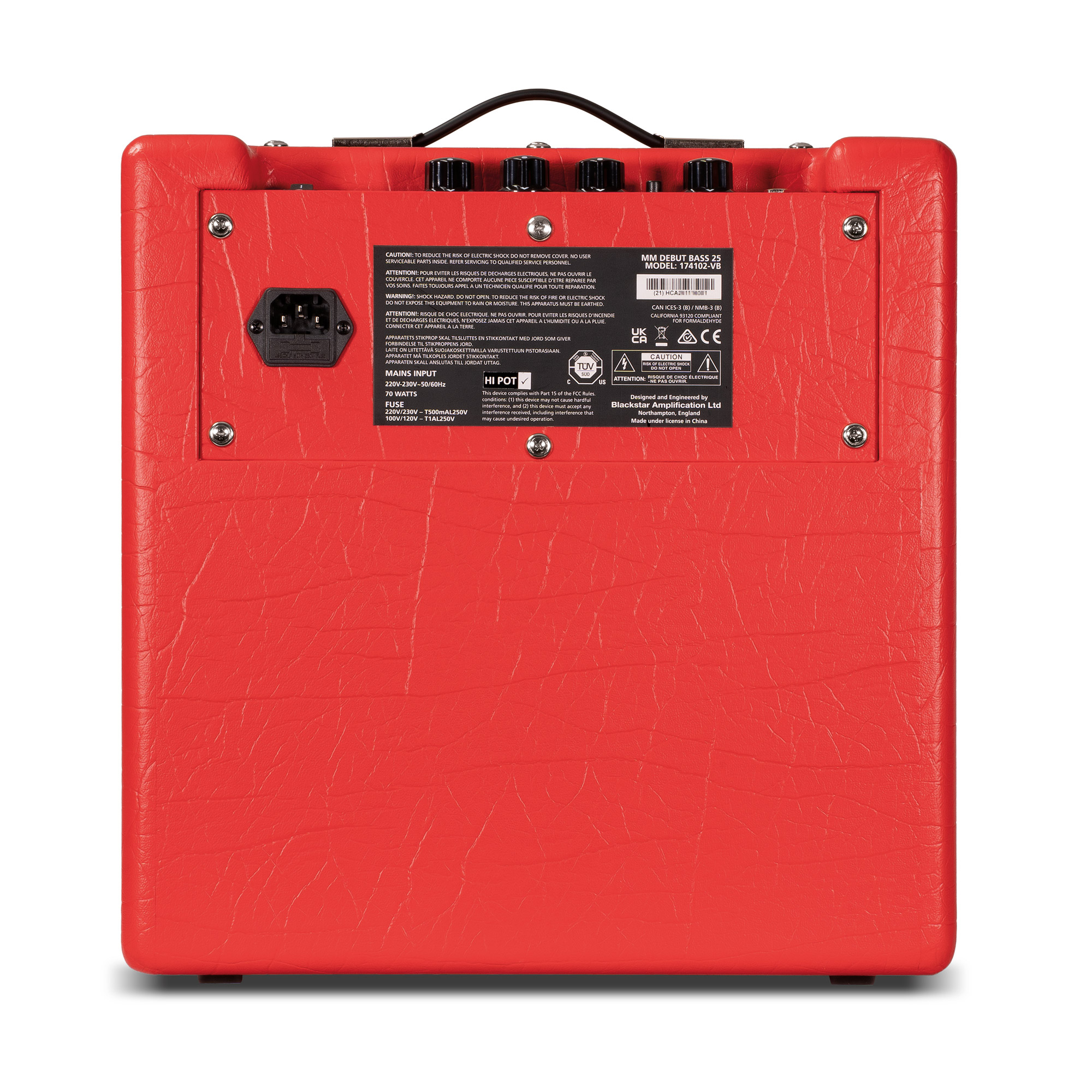 Marco Mendoza Debut Bass Combo 25W Rot