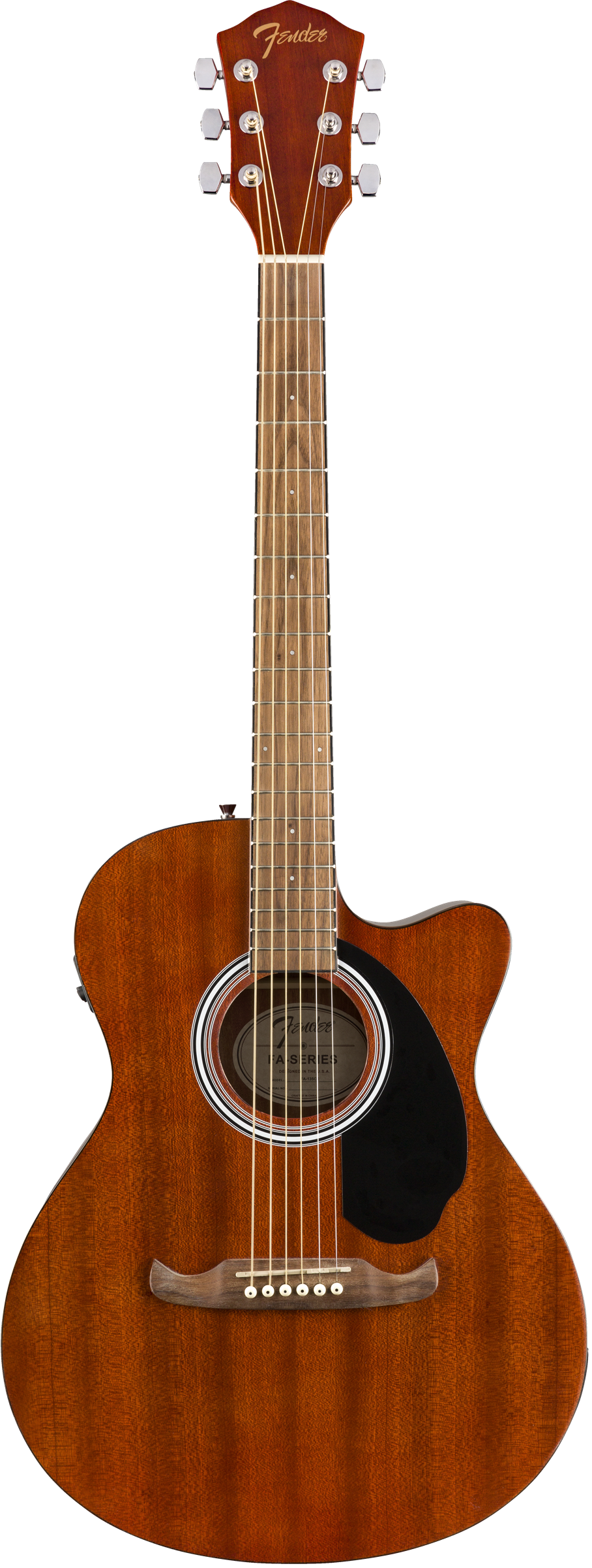 FA-135CE Concert All-Mahogany Natural