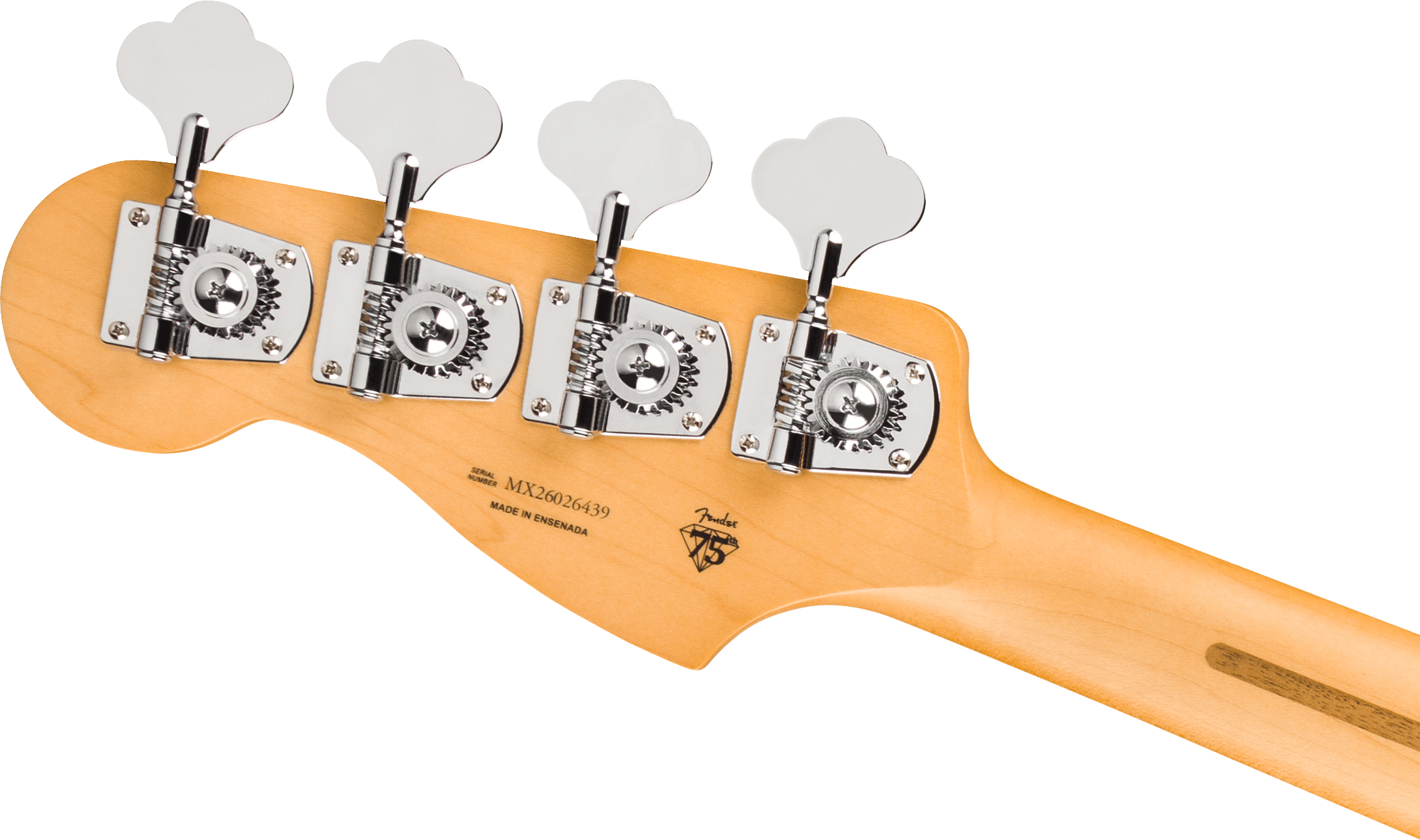 75th Anniv Player II Precision Bass. MP Candy Apple Red