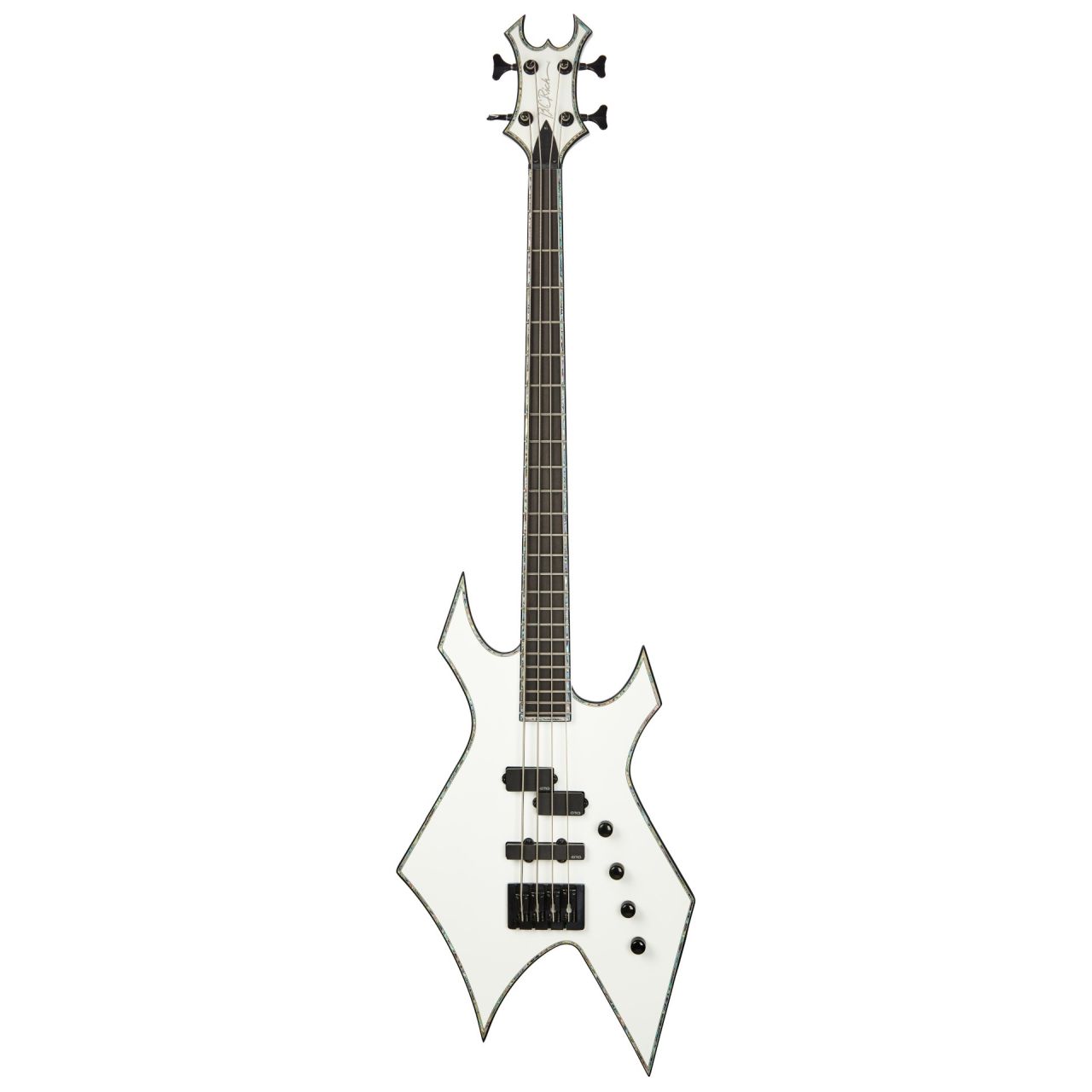 Chris Kael Signature Warlock Bass, 4-String - Satin White Chris Kael Signature Warlock Bass, 4-String - Satin White