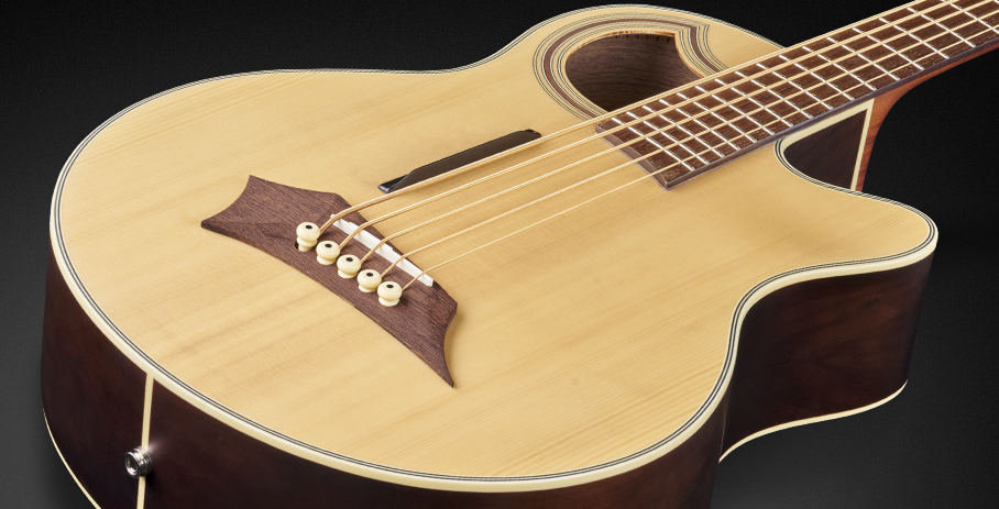 RockBass Alien Deluxe, 5-String - Natural Transparent Satin
