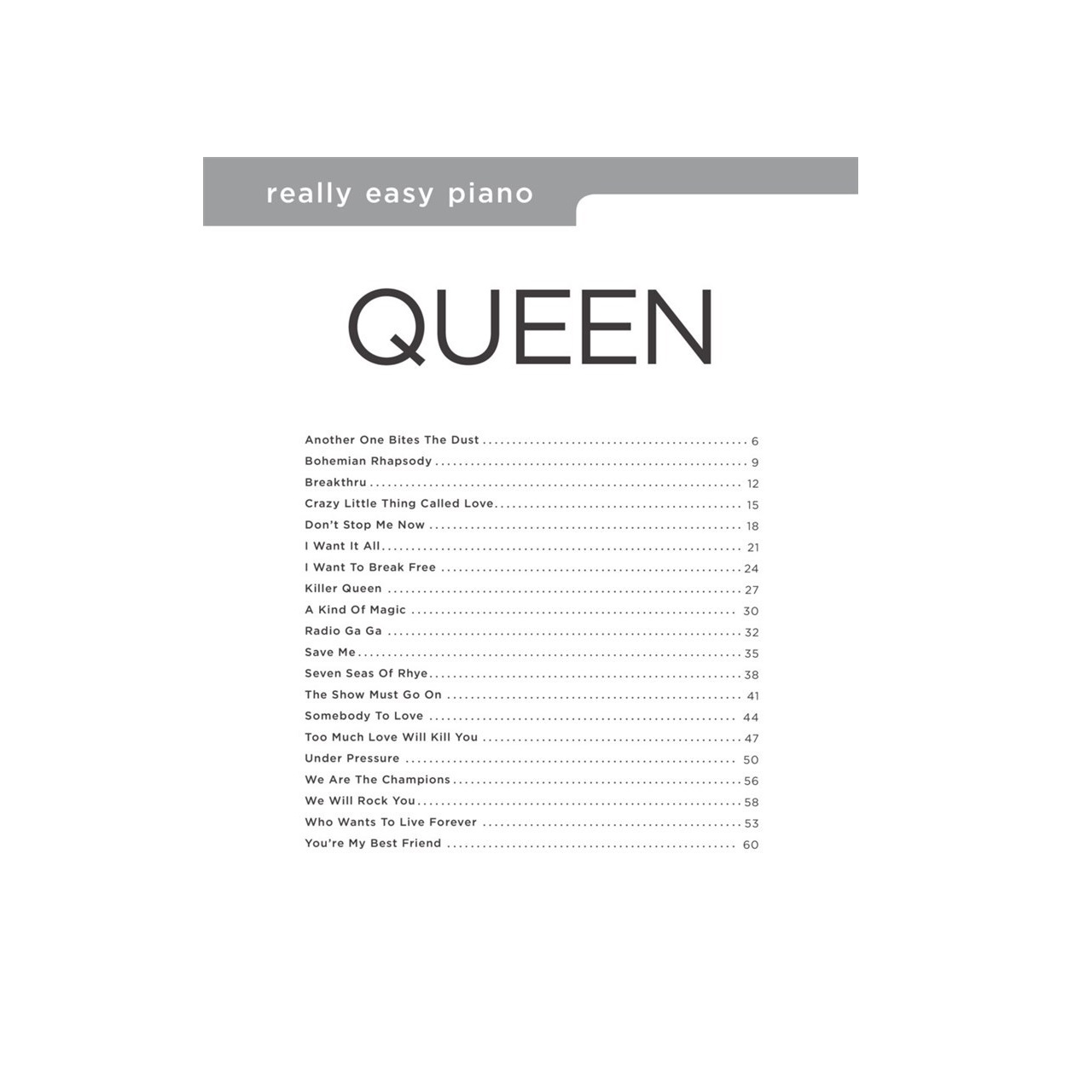 Really Easy Piano: Queen