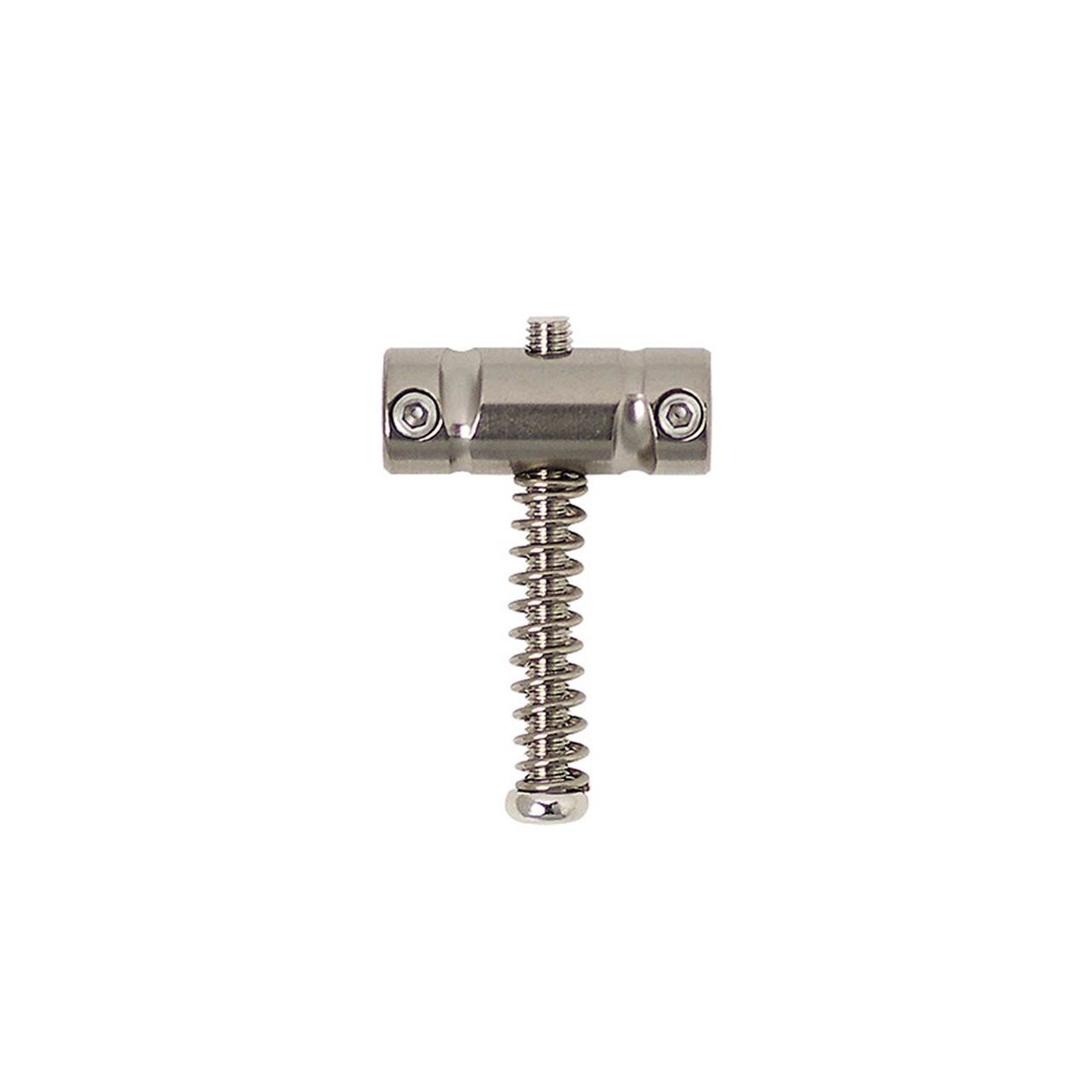 set bridge saddles for TE guitar, solid titanium, compensated, set of 3 piecess