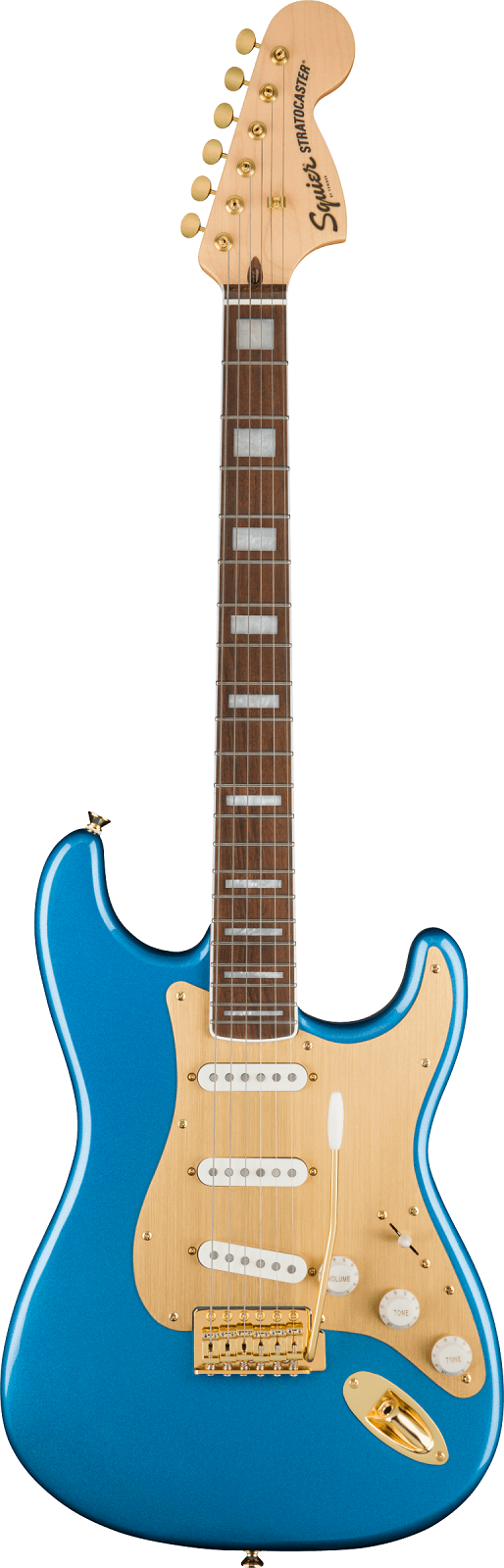 40th Anniversary Stratocaster®, Gold Edition, Lake Placid Blue 40th Anniversary Stratocaster®, Gold Edition, Lake Placid Blue