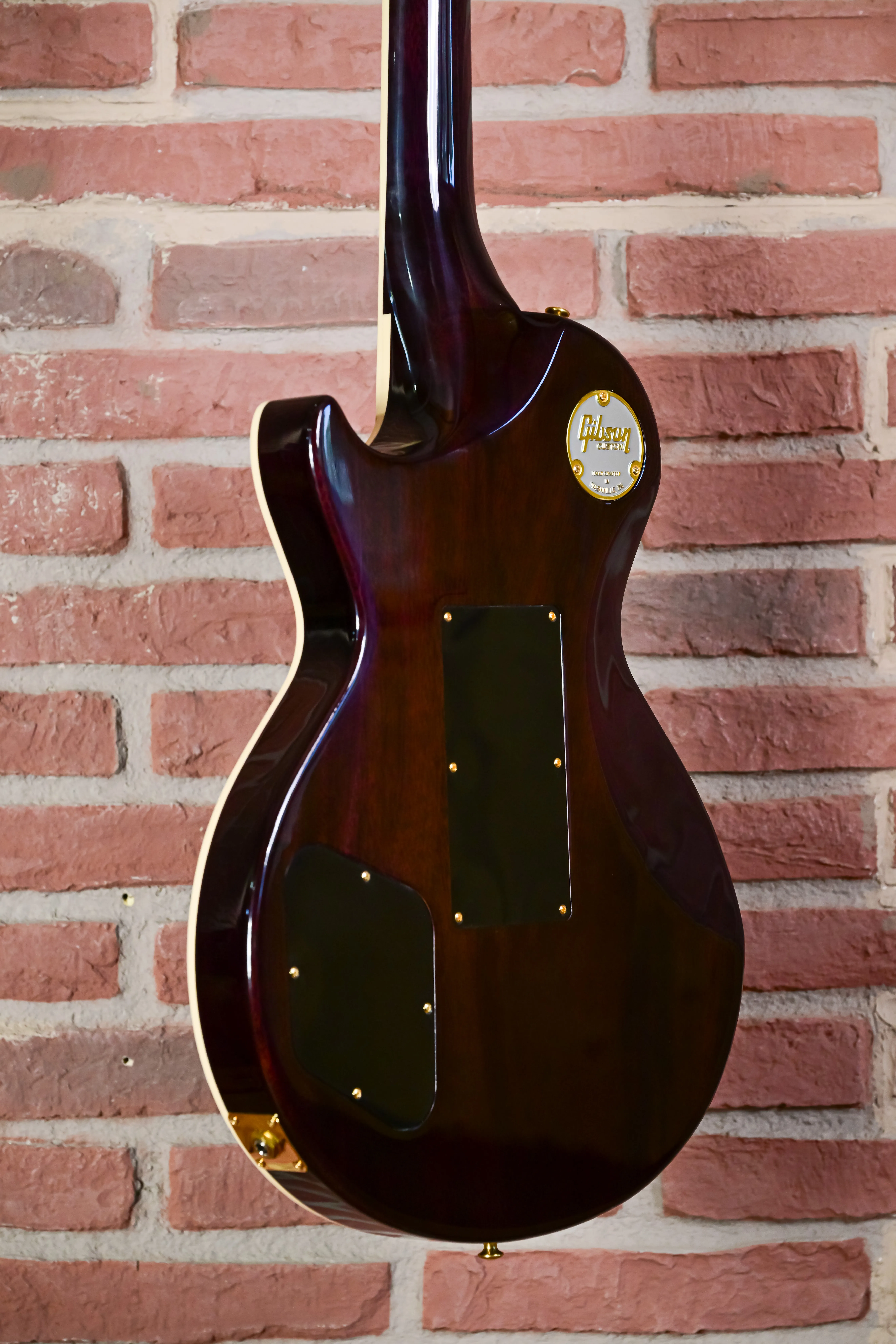 Custom Les Paul Axcess Standard Tri Berry Burst Floyd Rose Gold Hardware