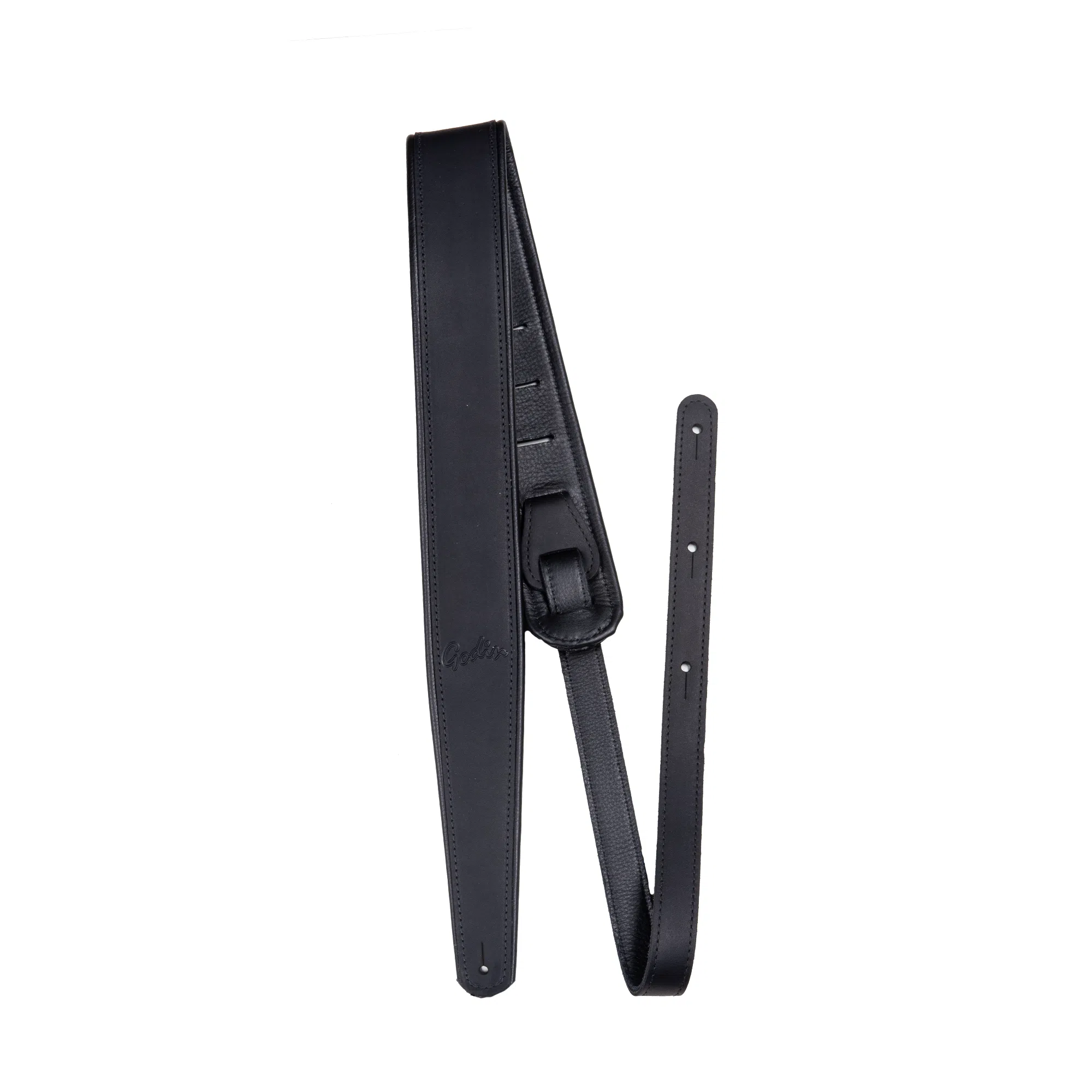 Black Embossed Leather Felt Pad