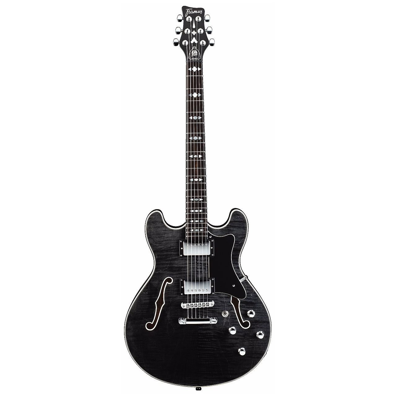 Masterbuilt Mayfield Custom, Flamed Maple - Nirvana Black Transparent High Polish  