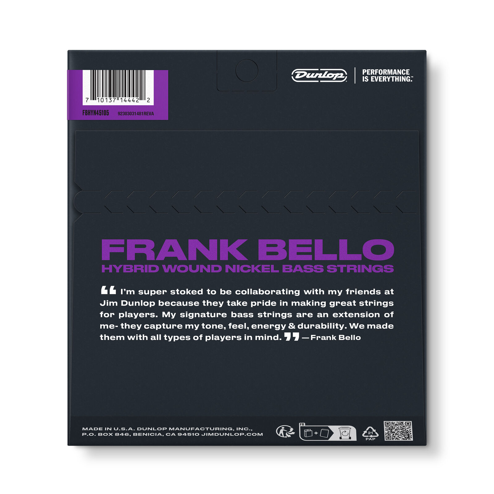 Frank Bello Signature Basssaiten 45–105