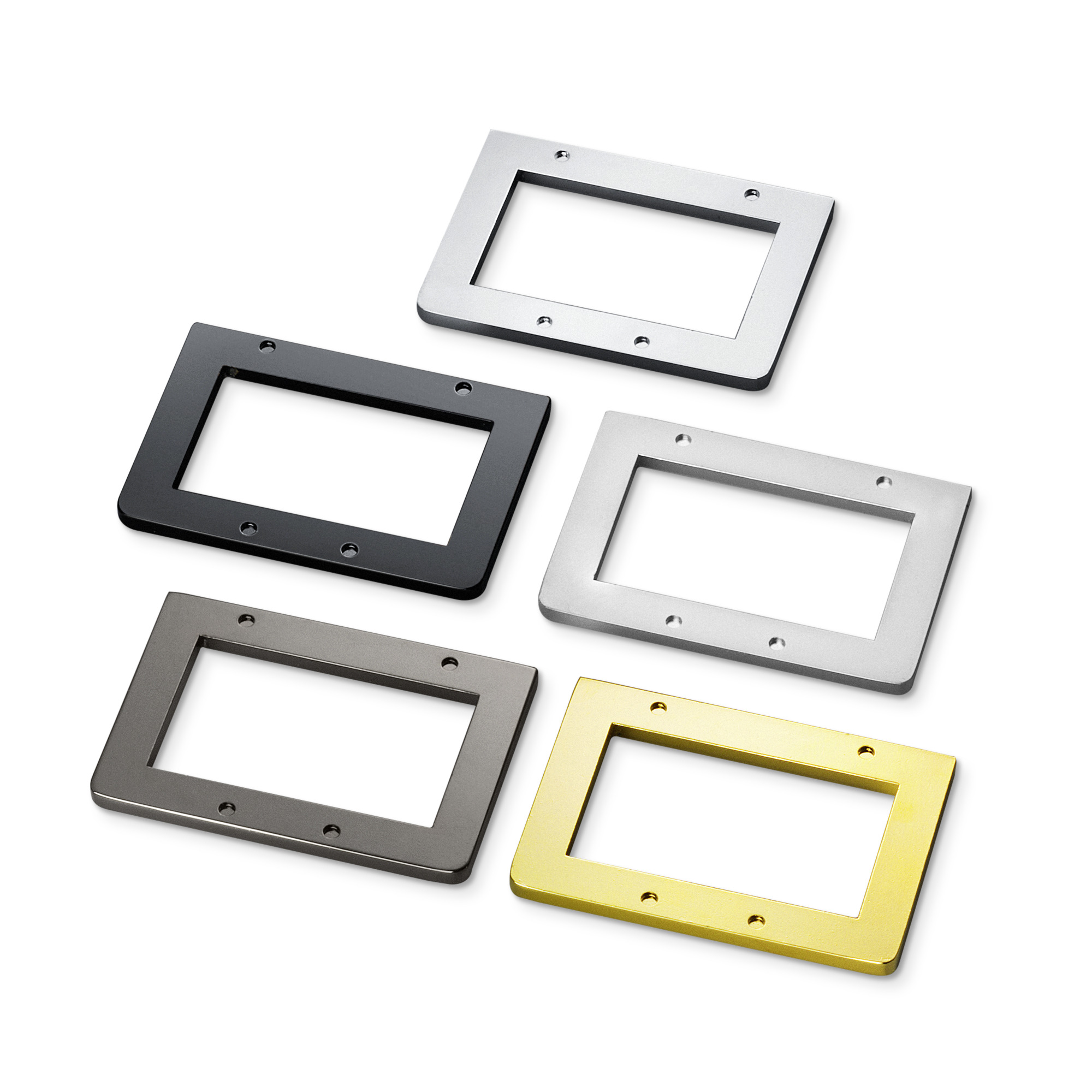 3D-4 Unterlegplatte 3mm, Chrome