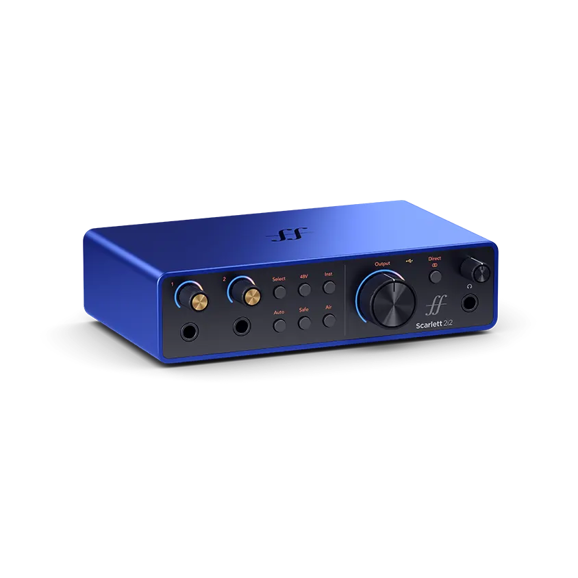 Focusrite Scarlett 2i2 4th Gen Anniversary Edition für Homerecording und Podcasts