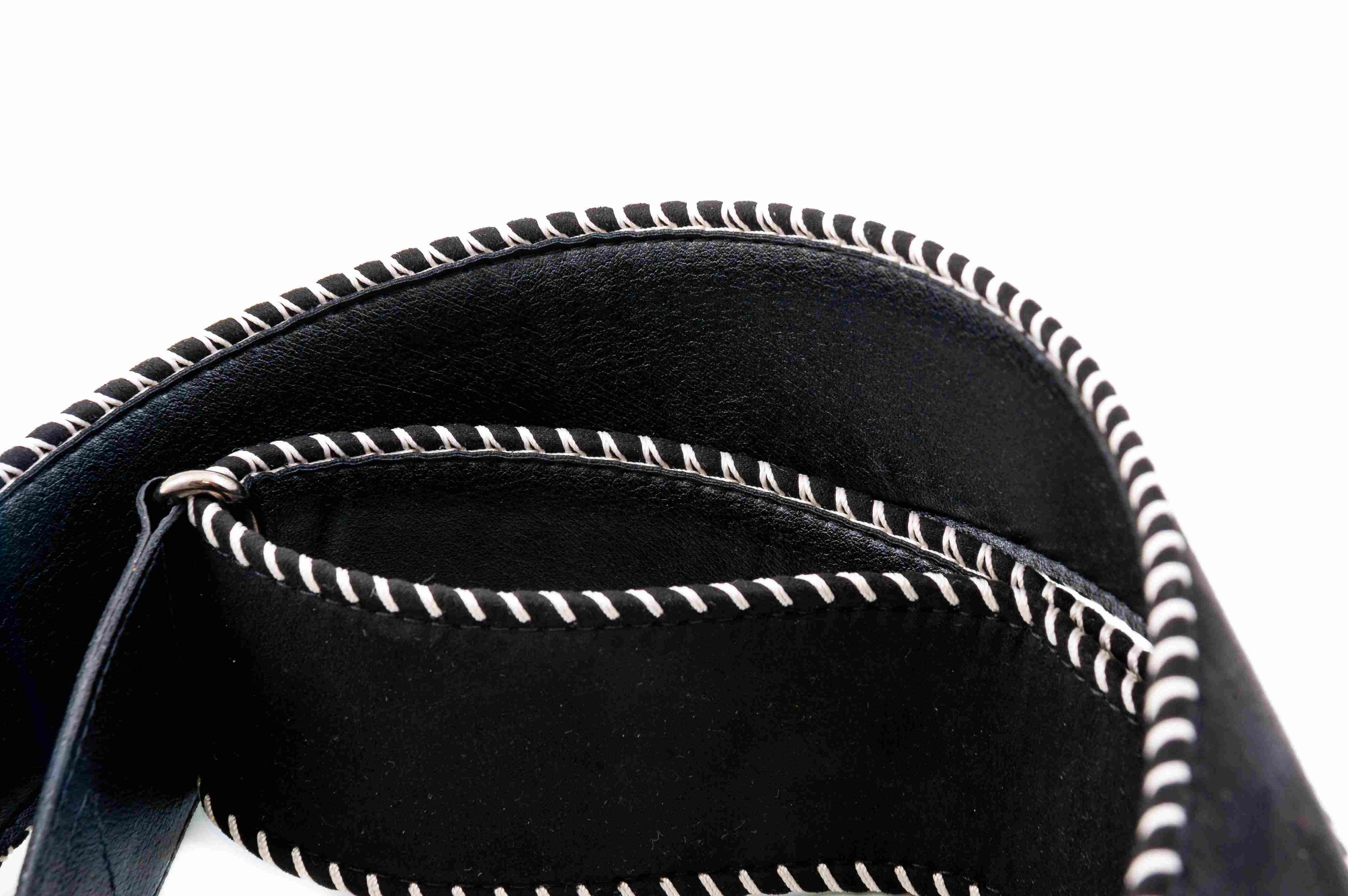 Yeehaw Black Guitar Strap