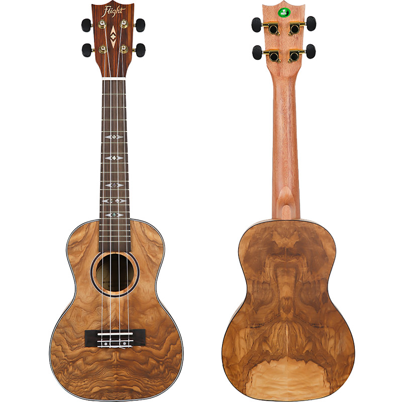 Concert Ukulele Quilted Ash DUC410 QA