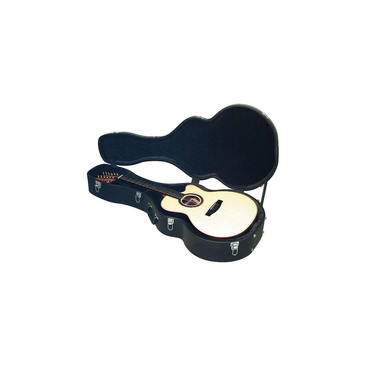 Gitarrenkoffer für Jumbo / Jazz Gitarre - gewölbte Form