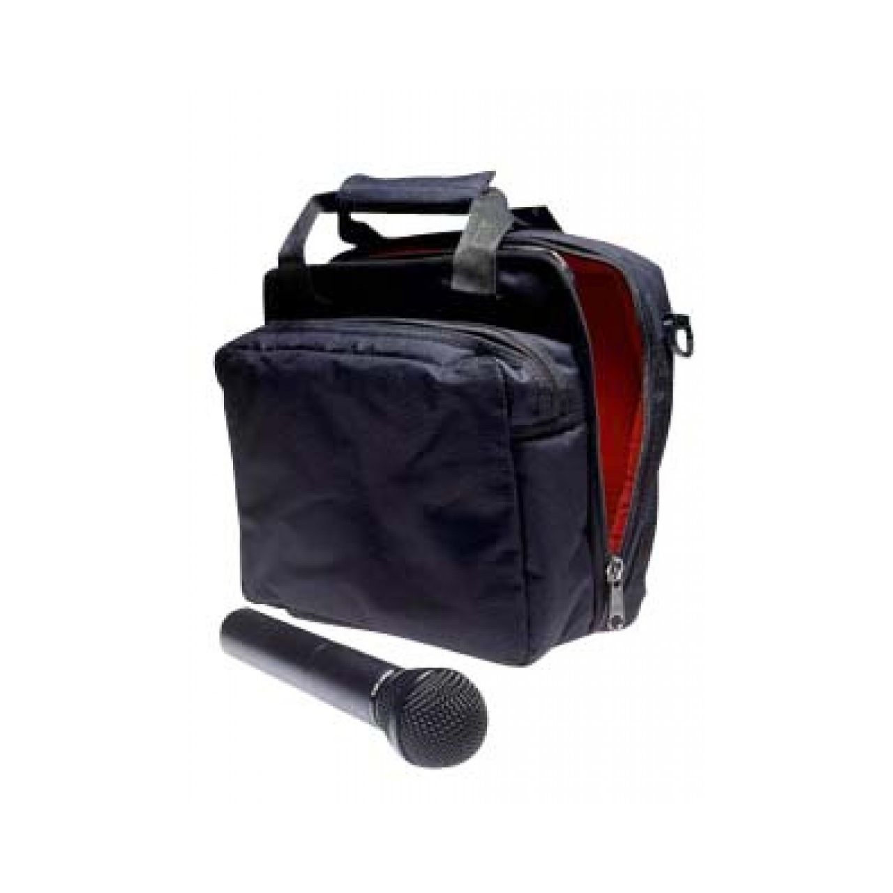 Mikrofon-Tragetasche mit zwei Fächern