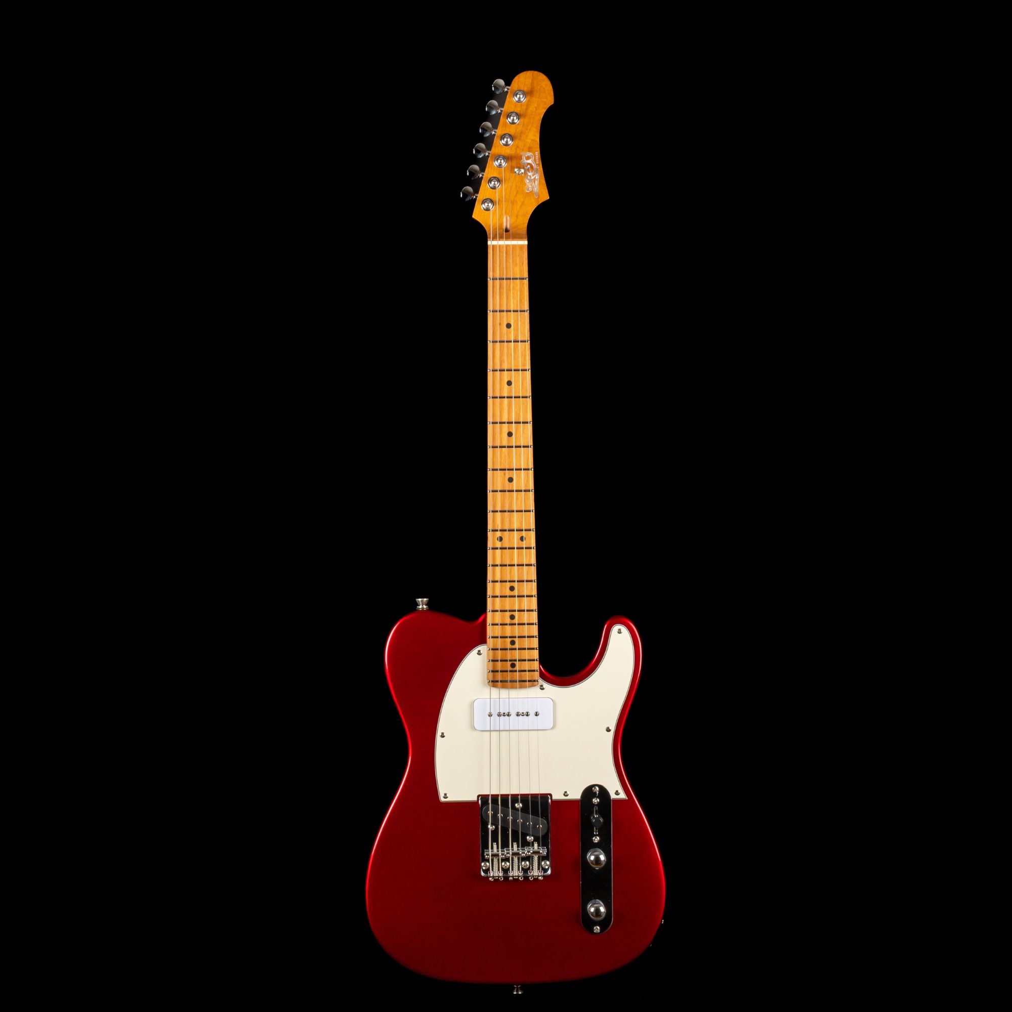 JT-300 CAR  P90 E-Gitarre Candy Apple Red