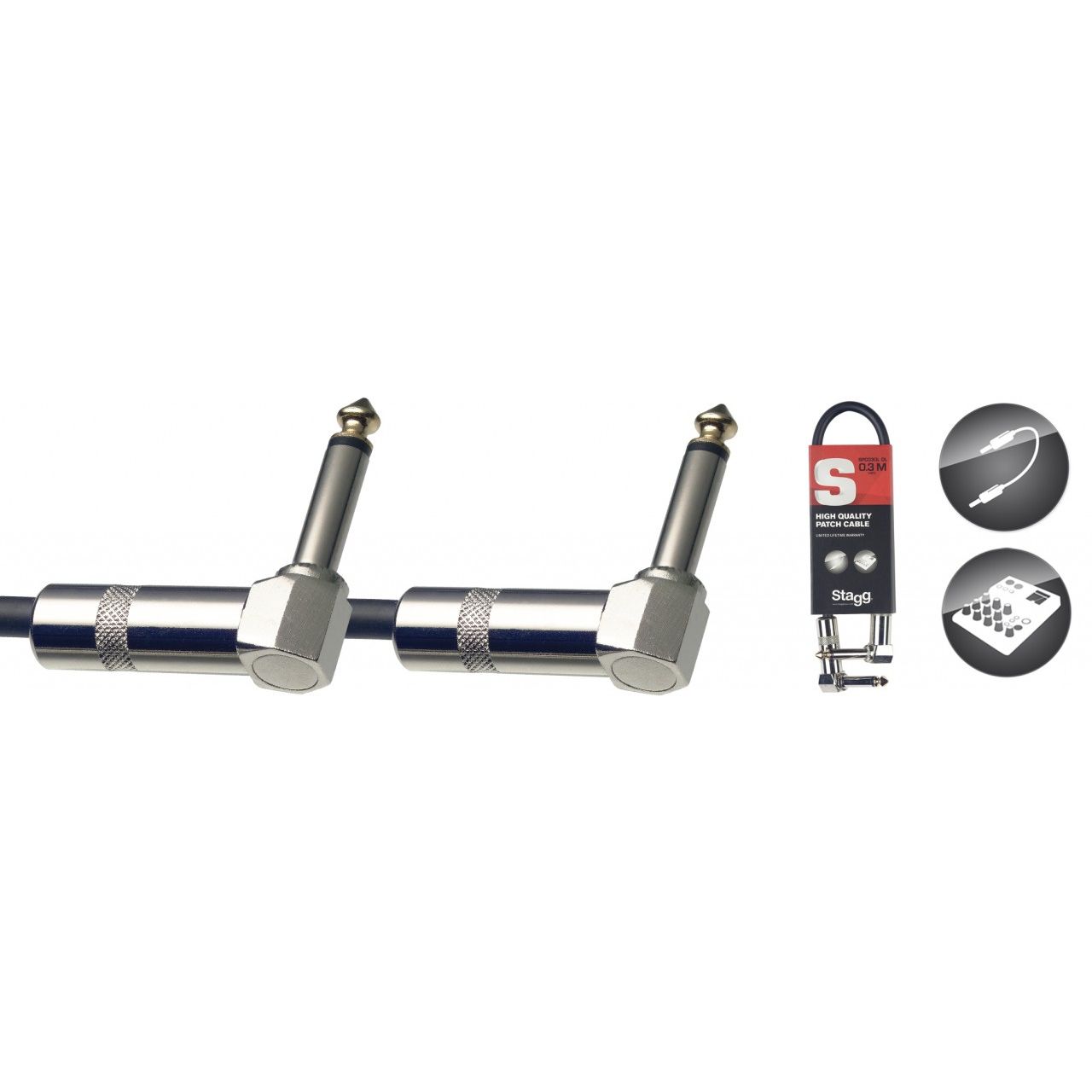 Patchkabel - Winkelklinke - 10cm