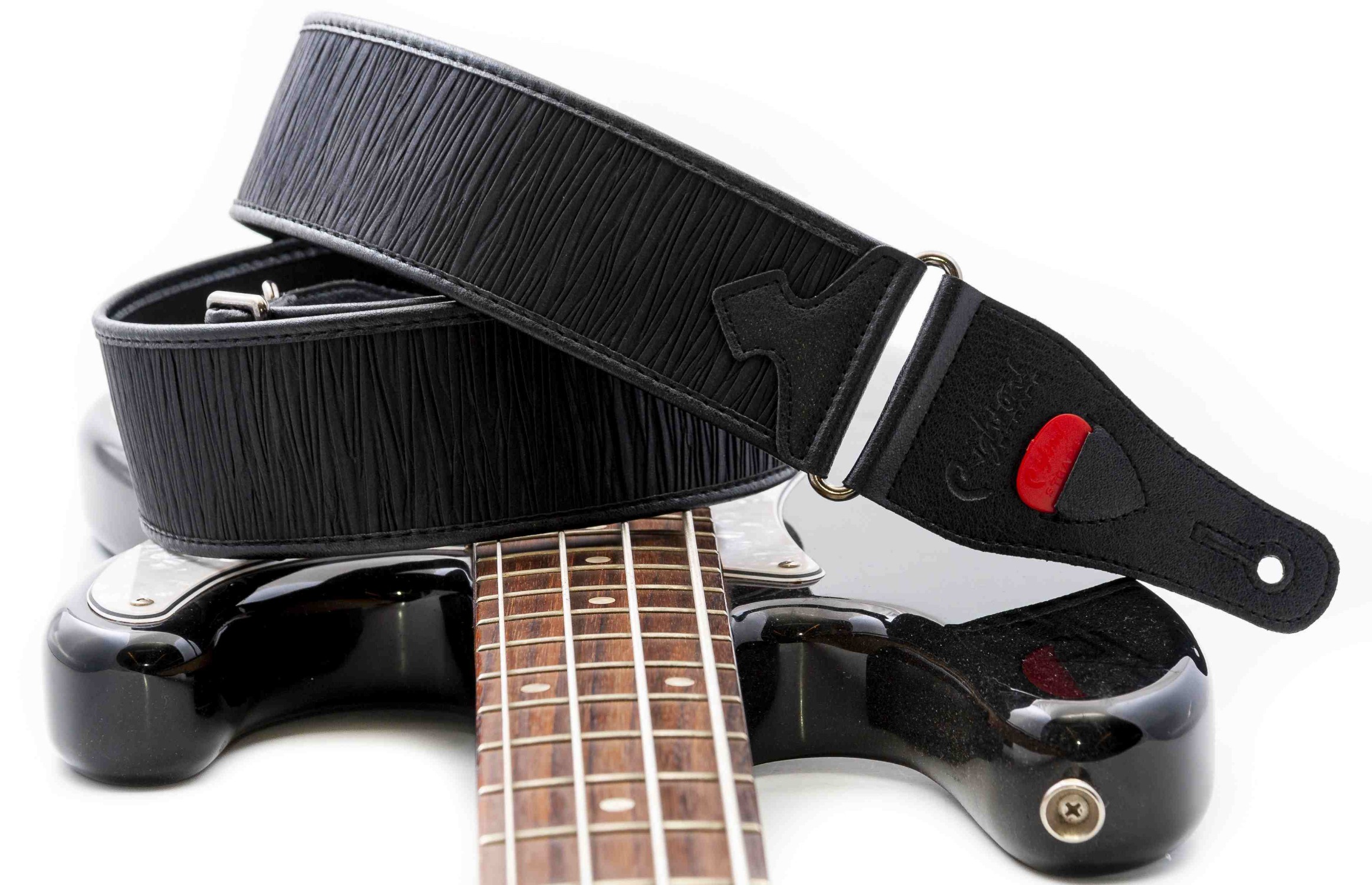 Dune Black Guitar Strap