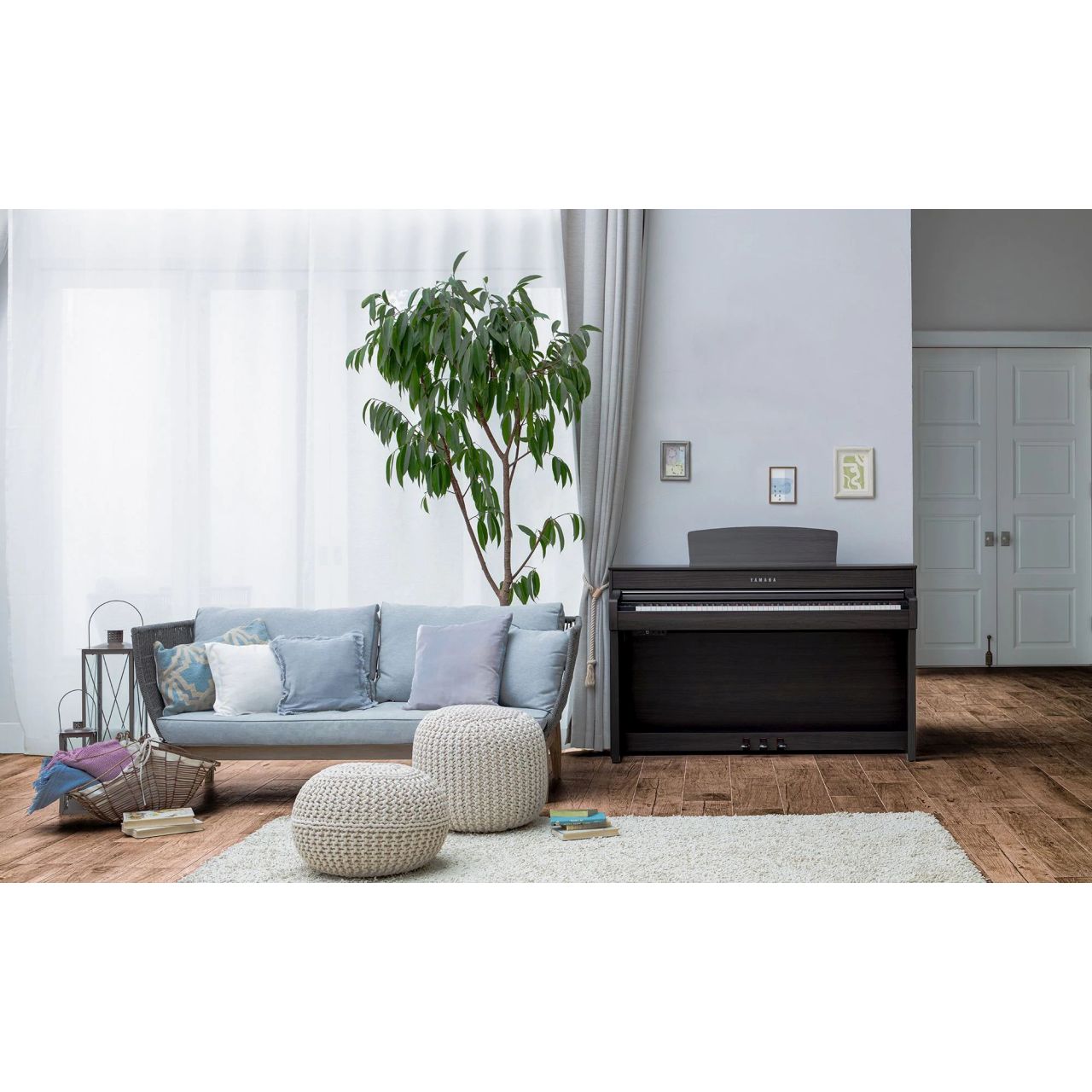 CLP-745DW Digitalpiano in Dunkle Walnuss