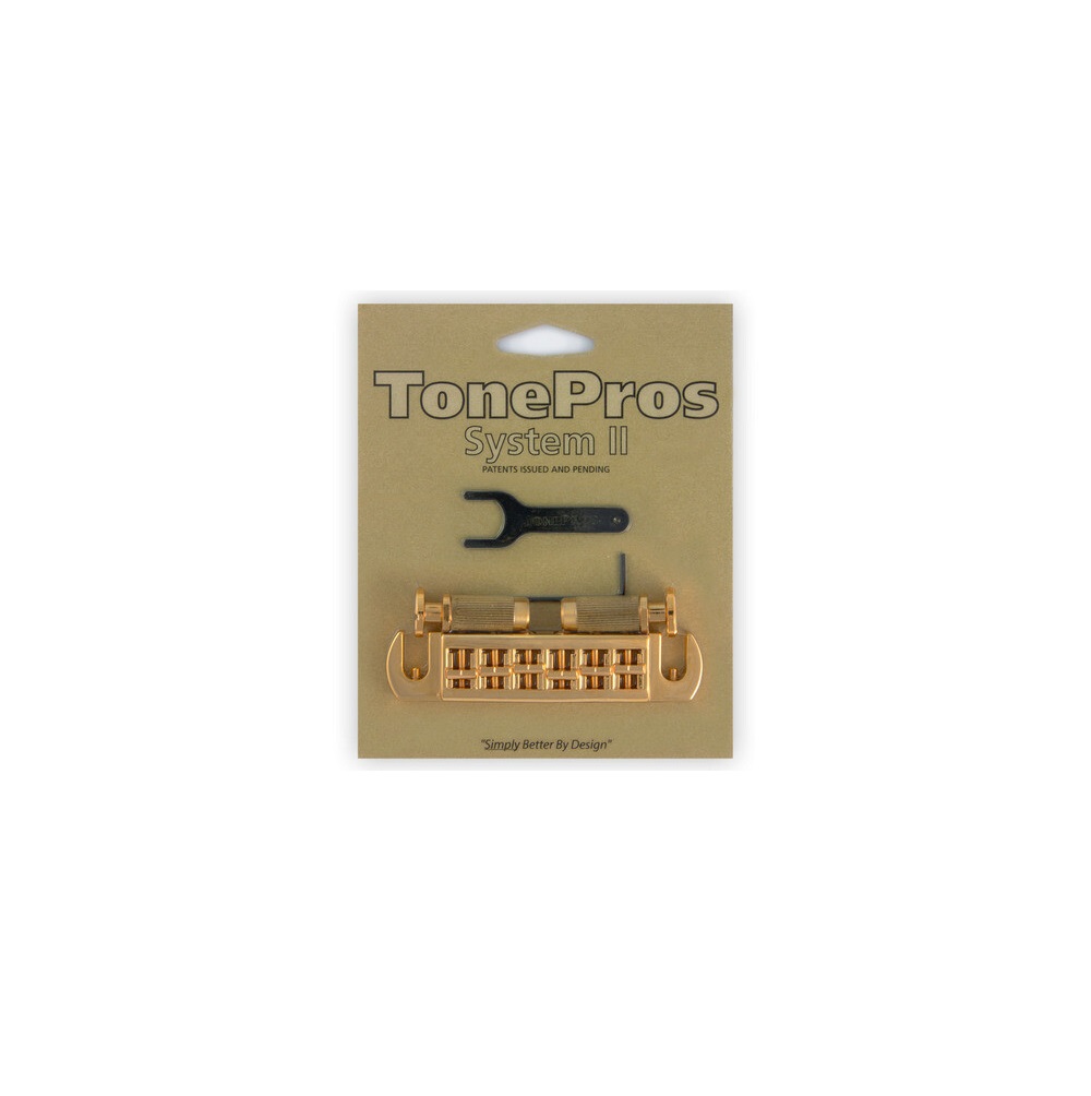 AVT2M G - Wraparound Bridge with MSPRS Locking Studs (Metric) - Gold