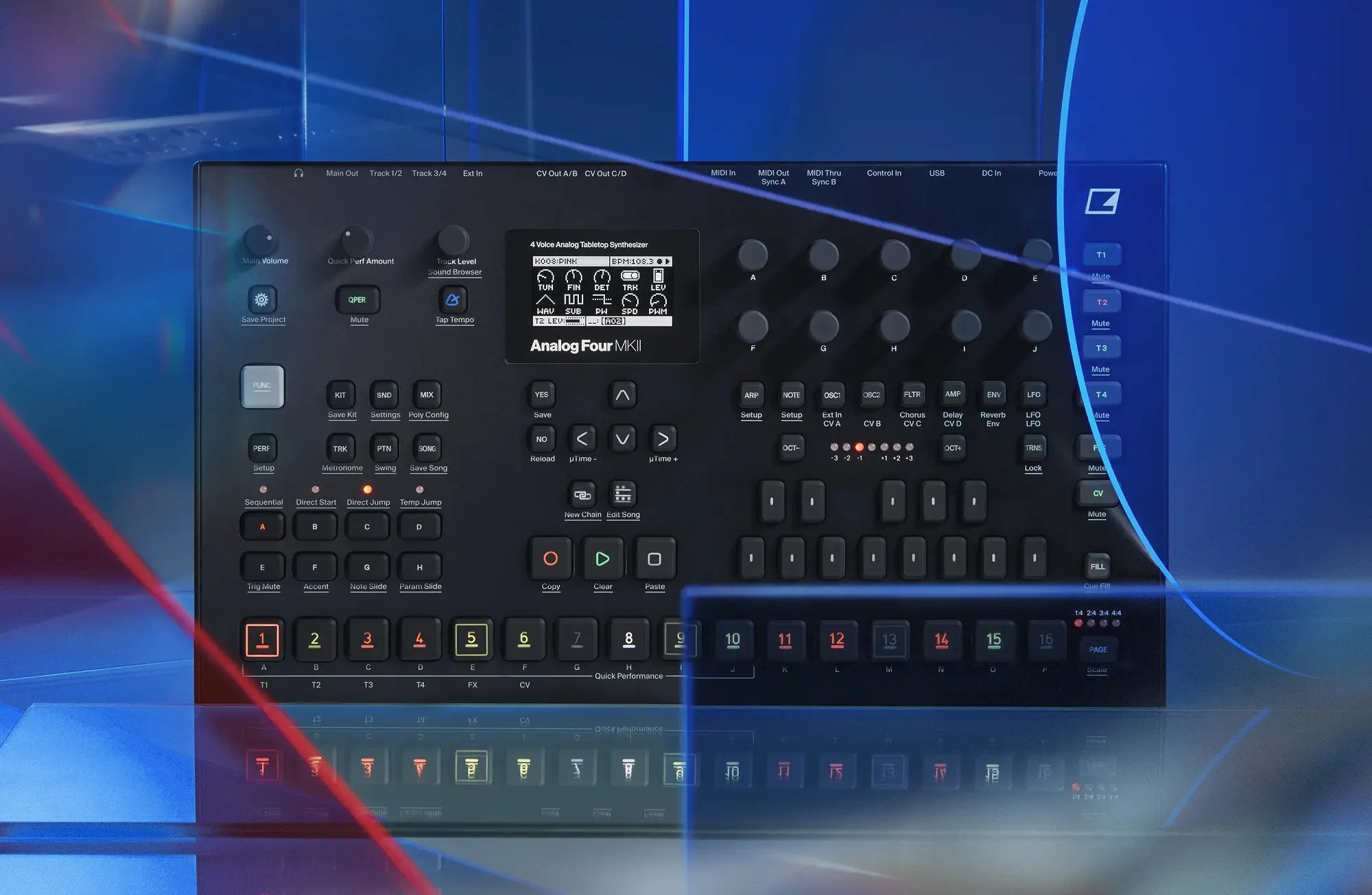 Analog Four MKII Synthesizer