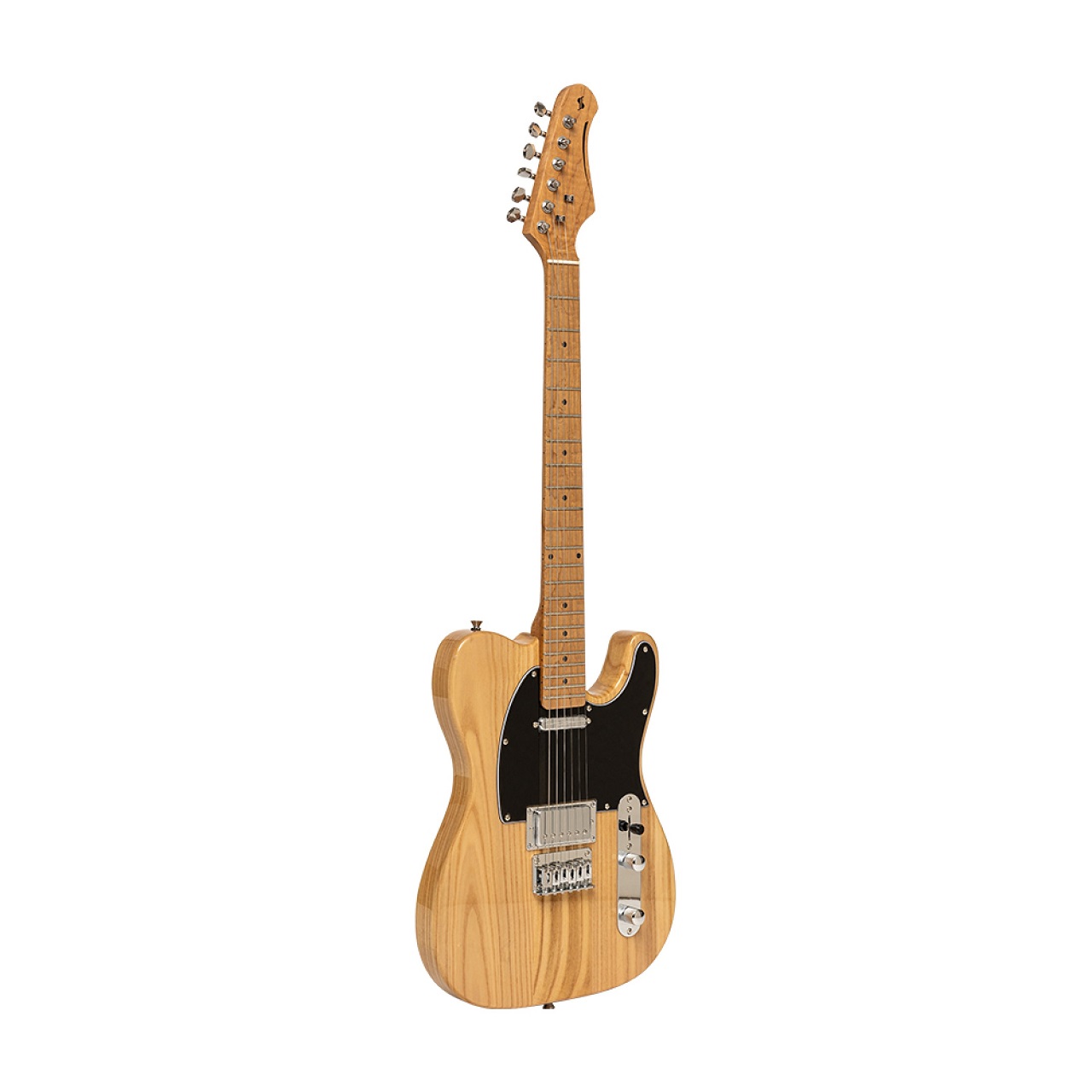 T-Style E-Gitarre Natural Set Plus
