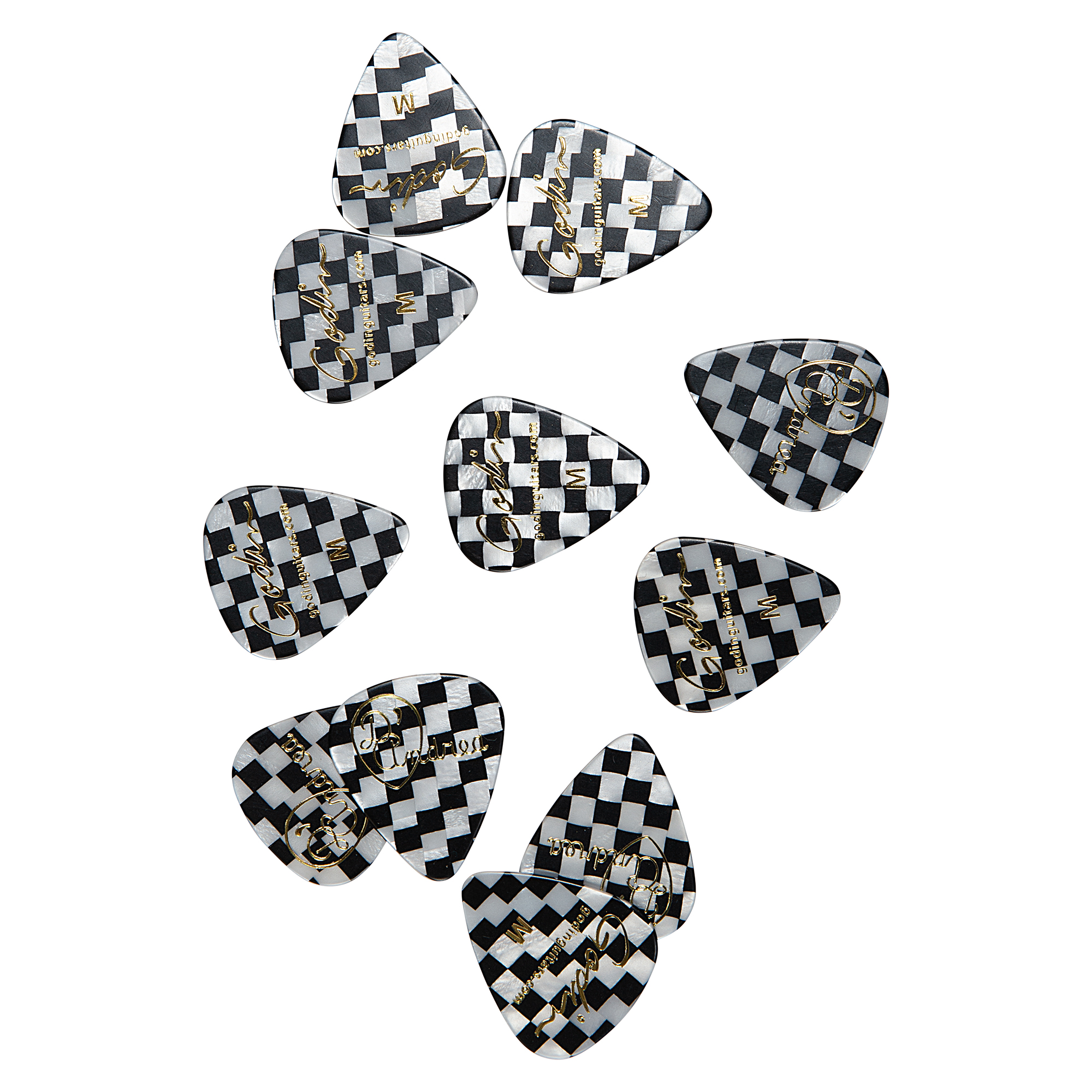 1039205 Picks Checkerboard .71mm  Medium