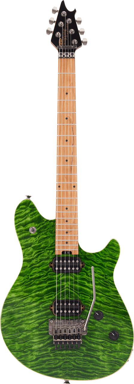 Wolfgang® Standard QM, Baked Maple Fingerboard, Transparent Green