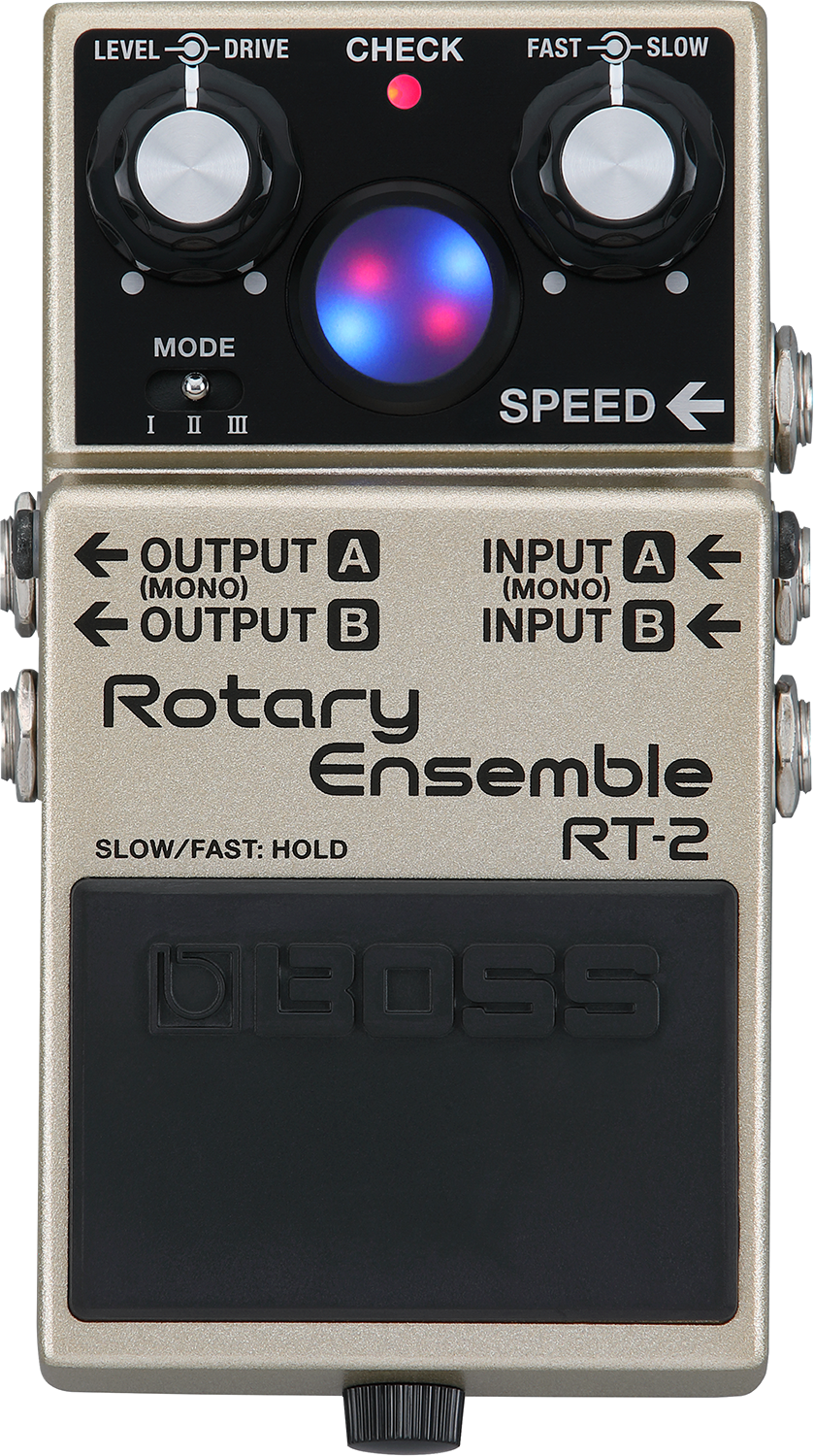 Boss RT-2 Rotary Ensemble Effektpedal mit LED-Anzeige