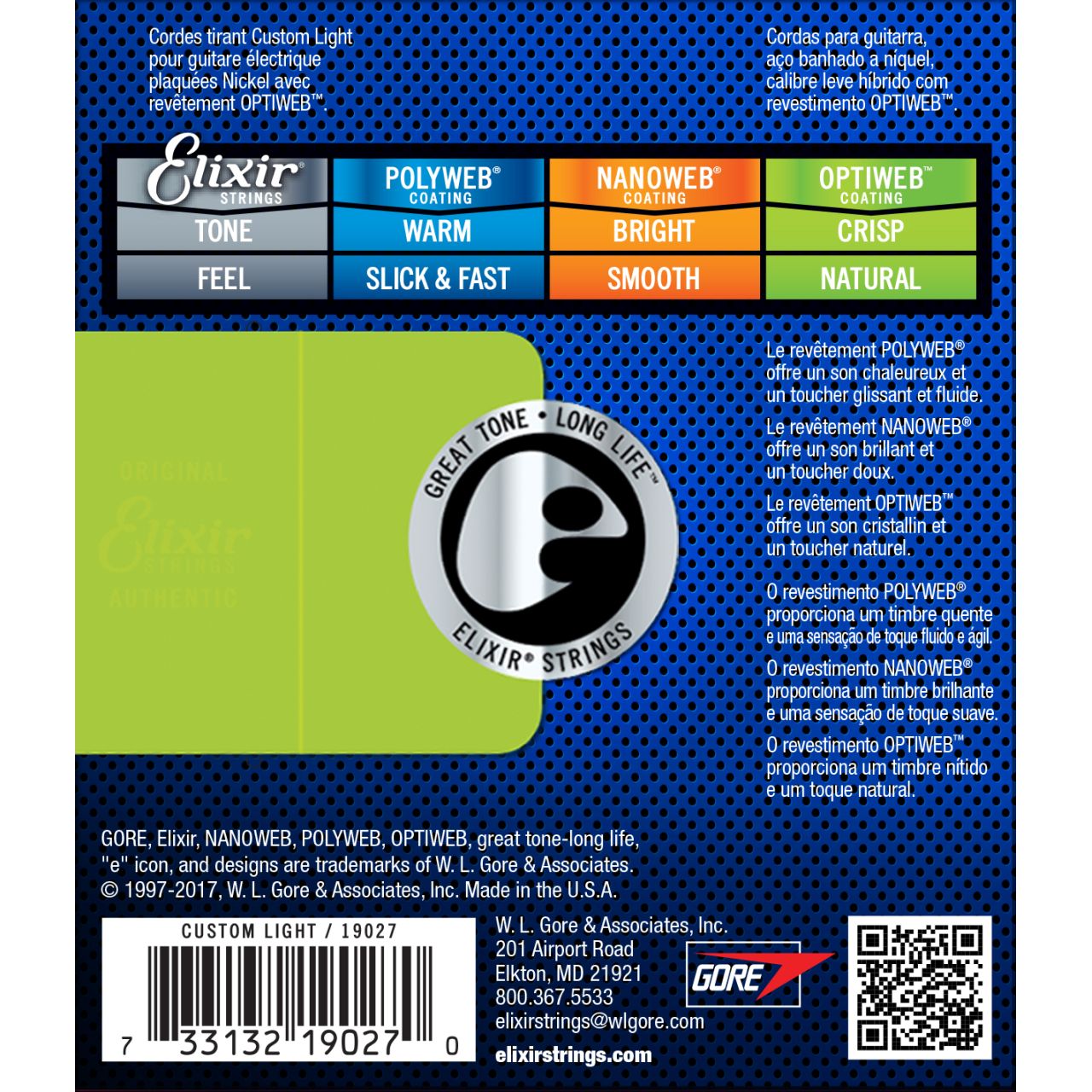 19027 Electric Optiweb 009-046 Saitensatz