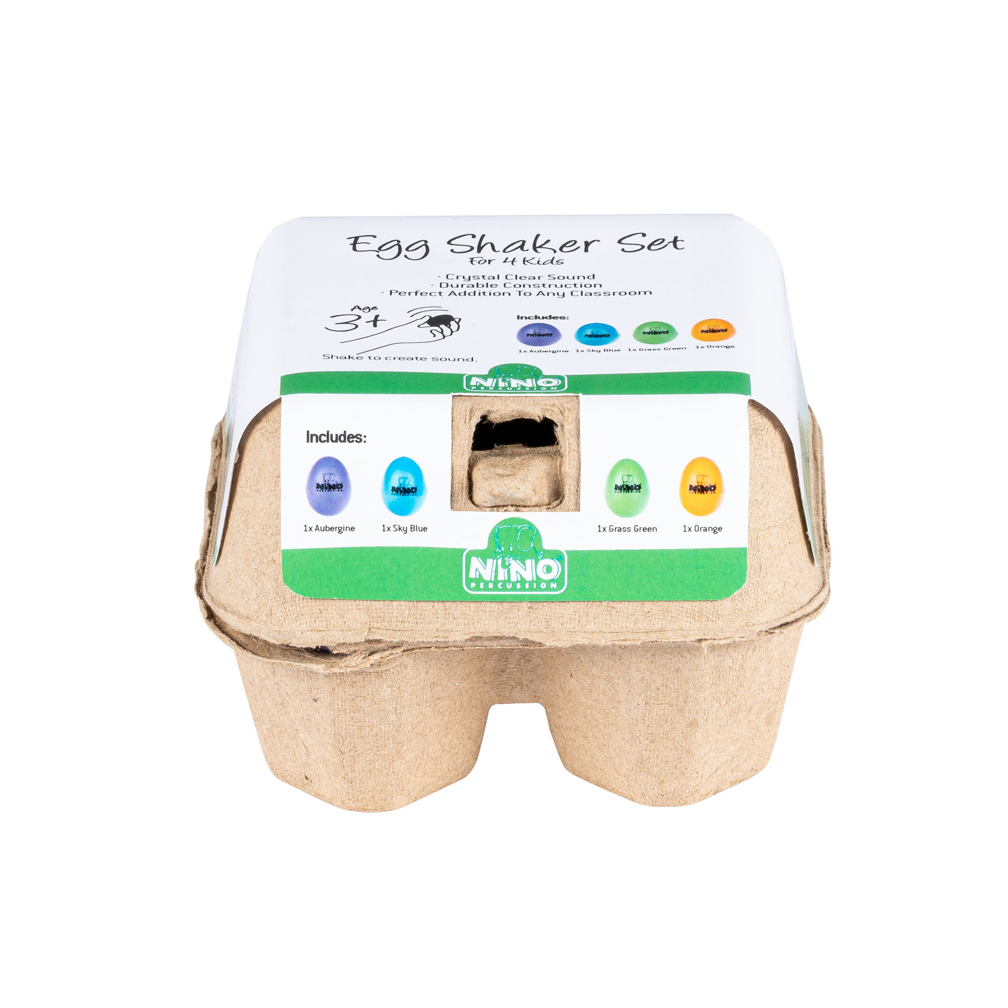 SET21 Egg Shaker Set (4-teilig) – Percussion Rasseln für Kinder