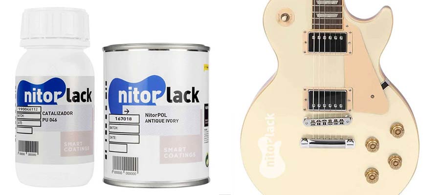 NitorPOL Polyurethanlack antique ivory - 500ml Dose + 250ml Trockner