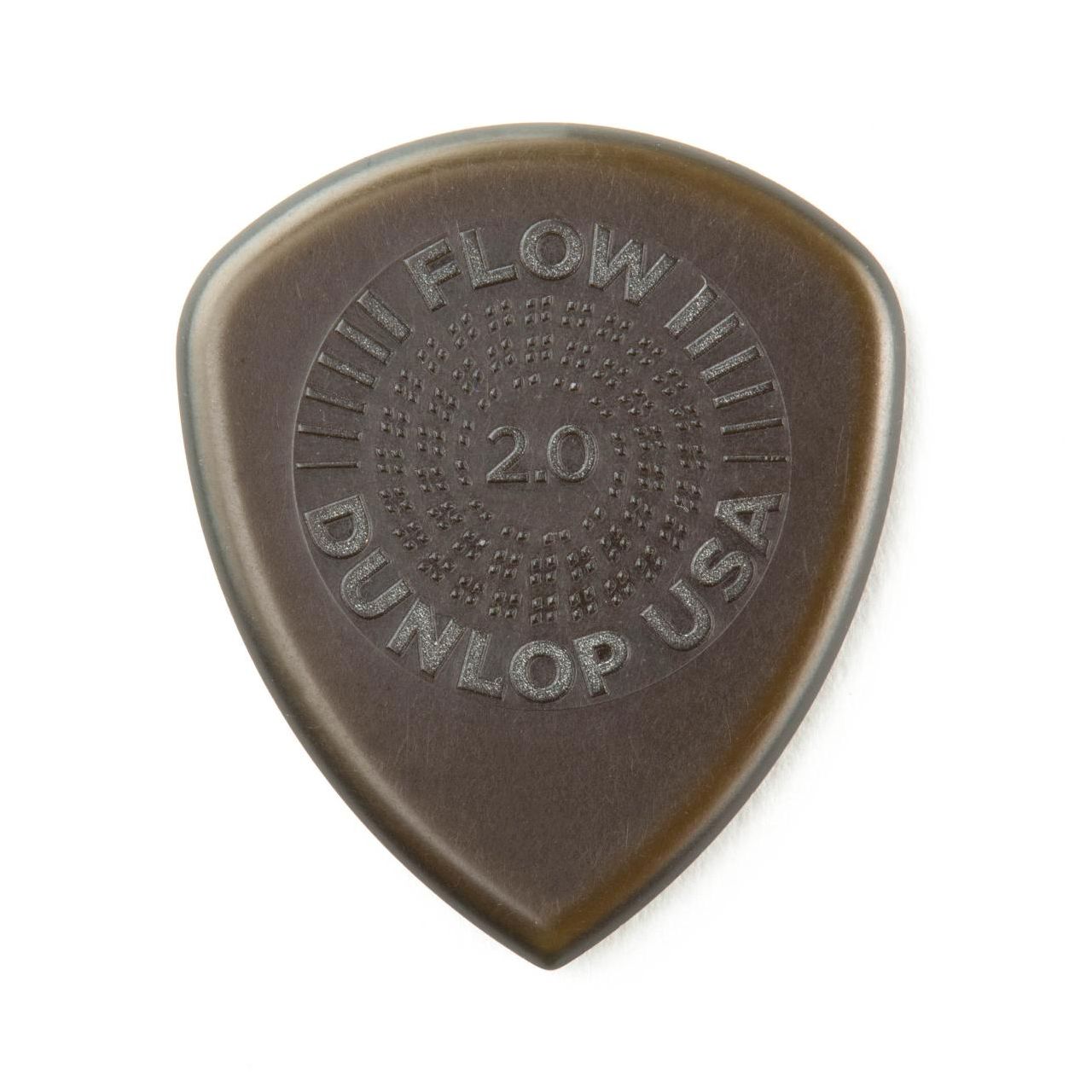 Flow Standard Picks with Grip, Player's Pack, 6 pcs., olive, 2.00 mm